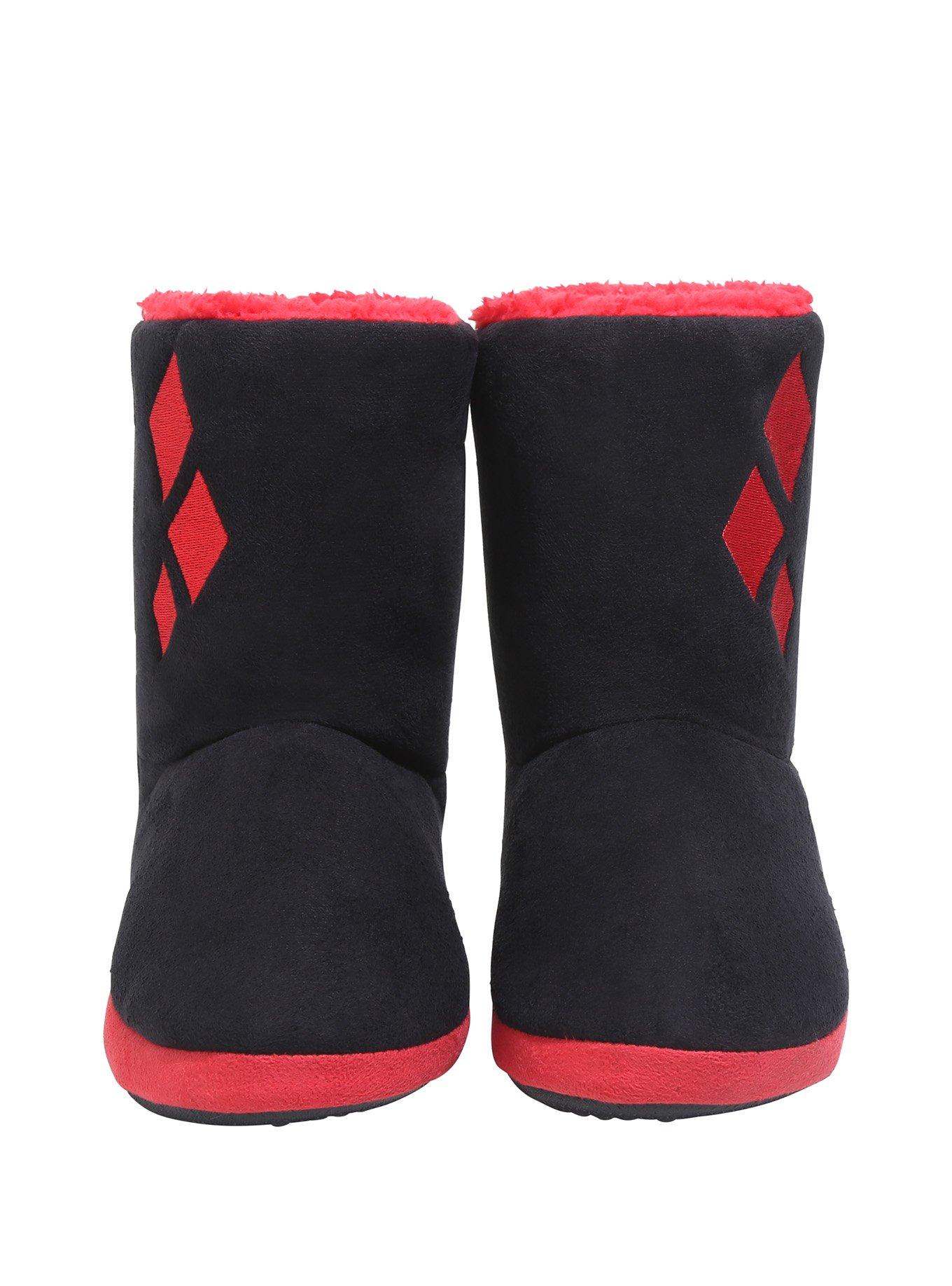 DC Comics Harley Quinn Slipper Boots, , alternate