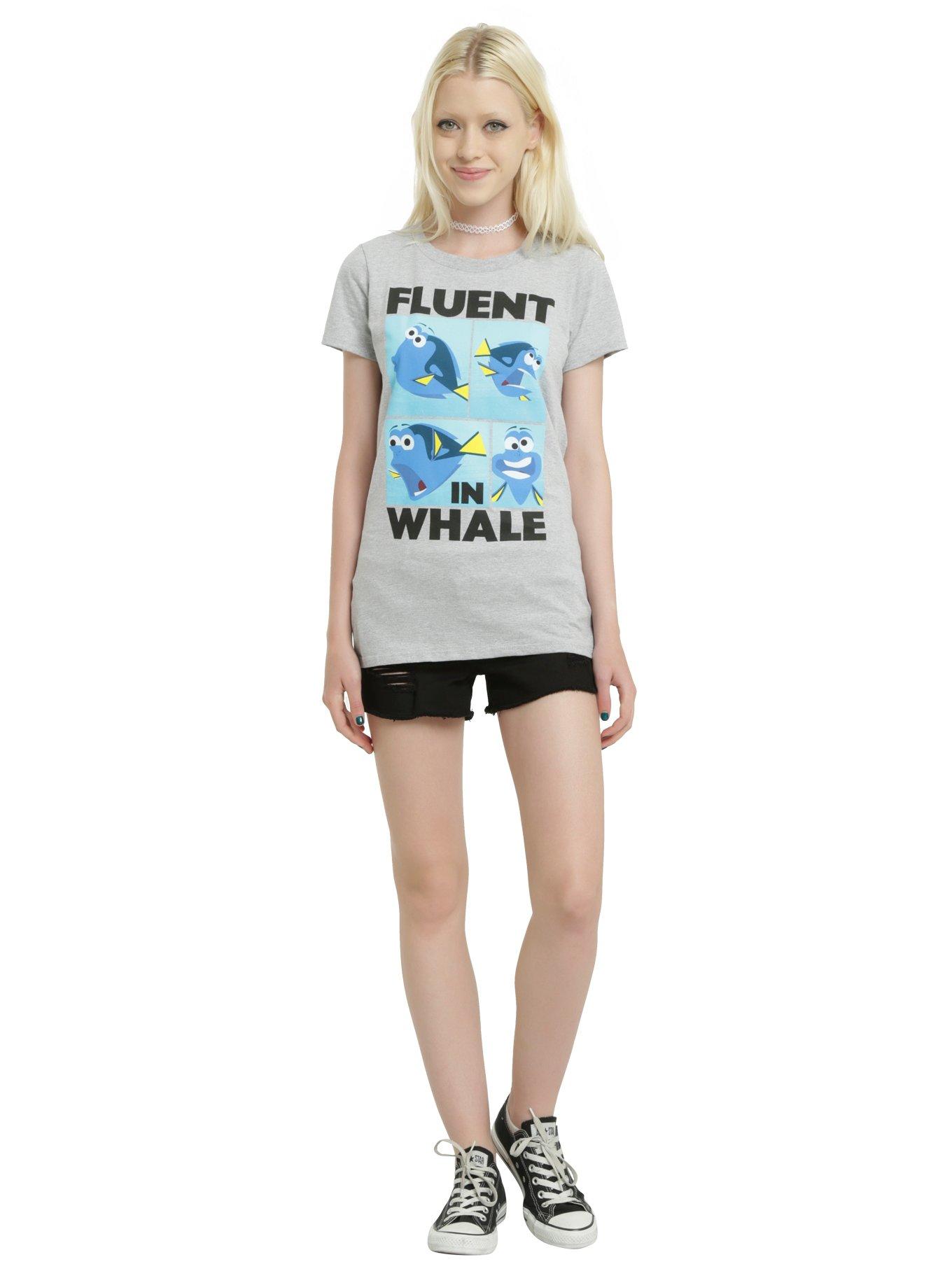 Disney Finding Dory Fluent In Whale Girls T-Shirt, , alternate