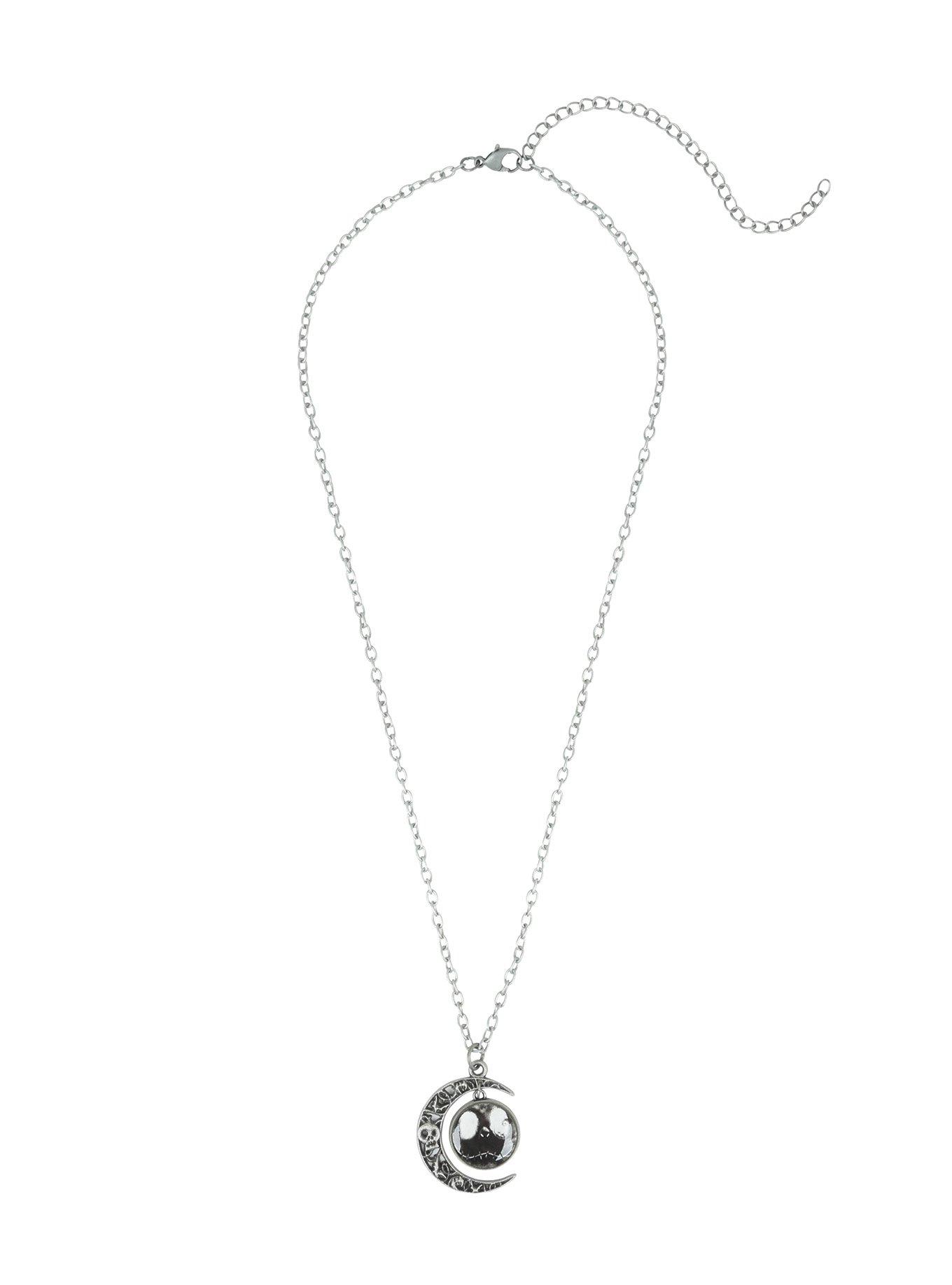 The Nightmare Before Christmas Jack Moon Pendant Necklace, , alternate - view 2