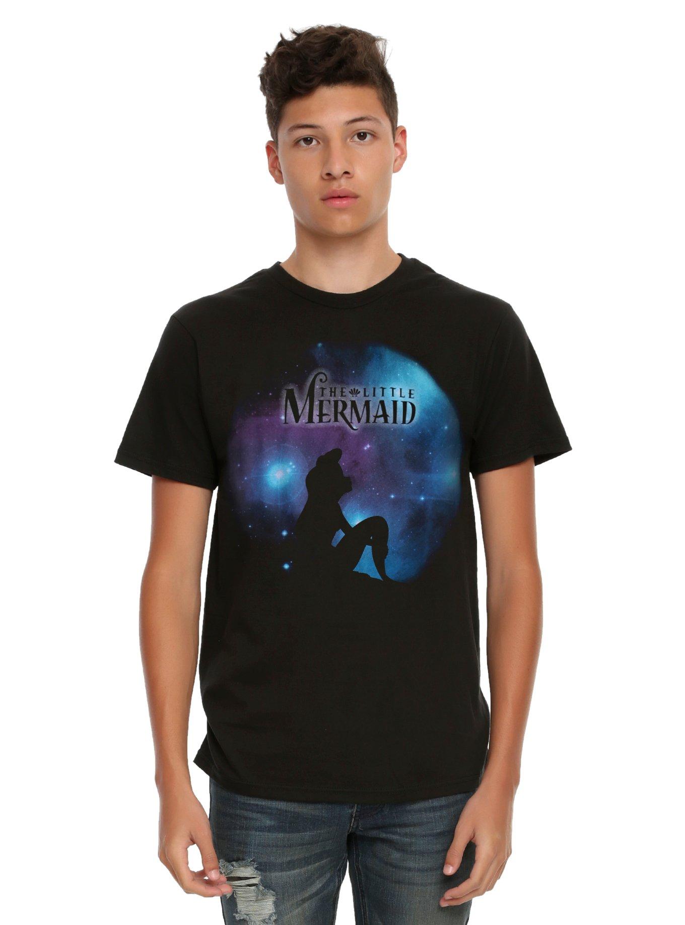 Disney The Little Mermaid Starry Cosmos T-Shirt, , alternate