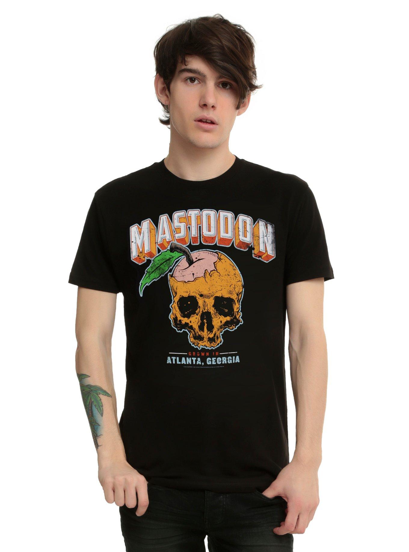 Mastodon Peach Skull T-Shirt, , alternate