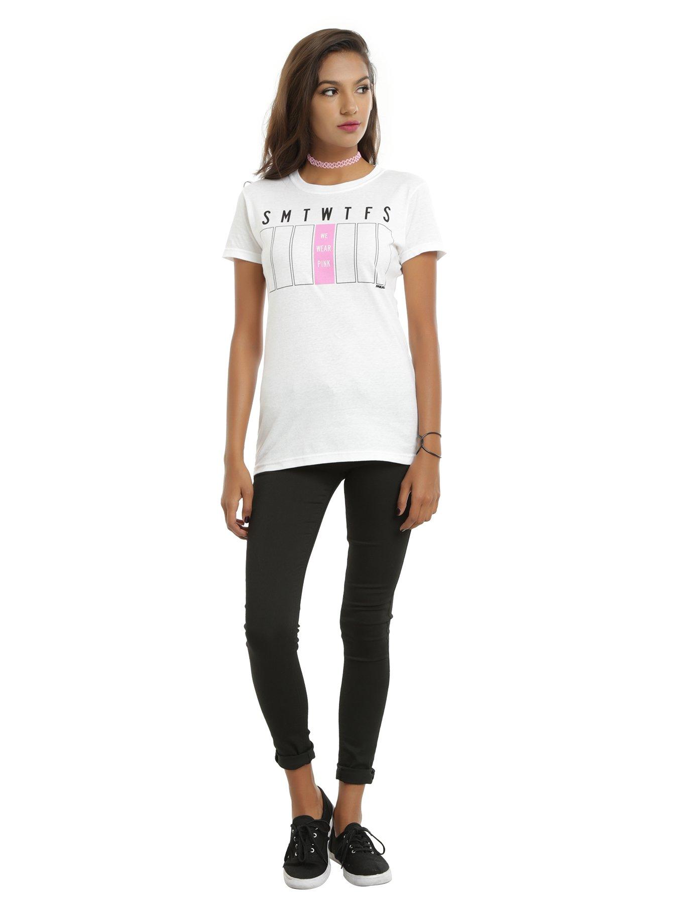 Mean Girls We Wear Pink Girls T-Shirt, , alternate