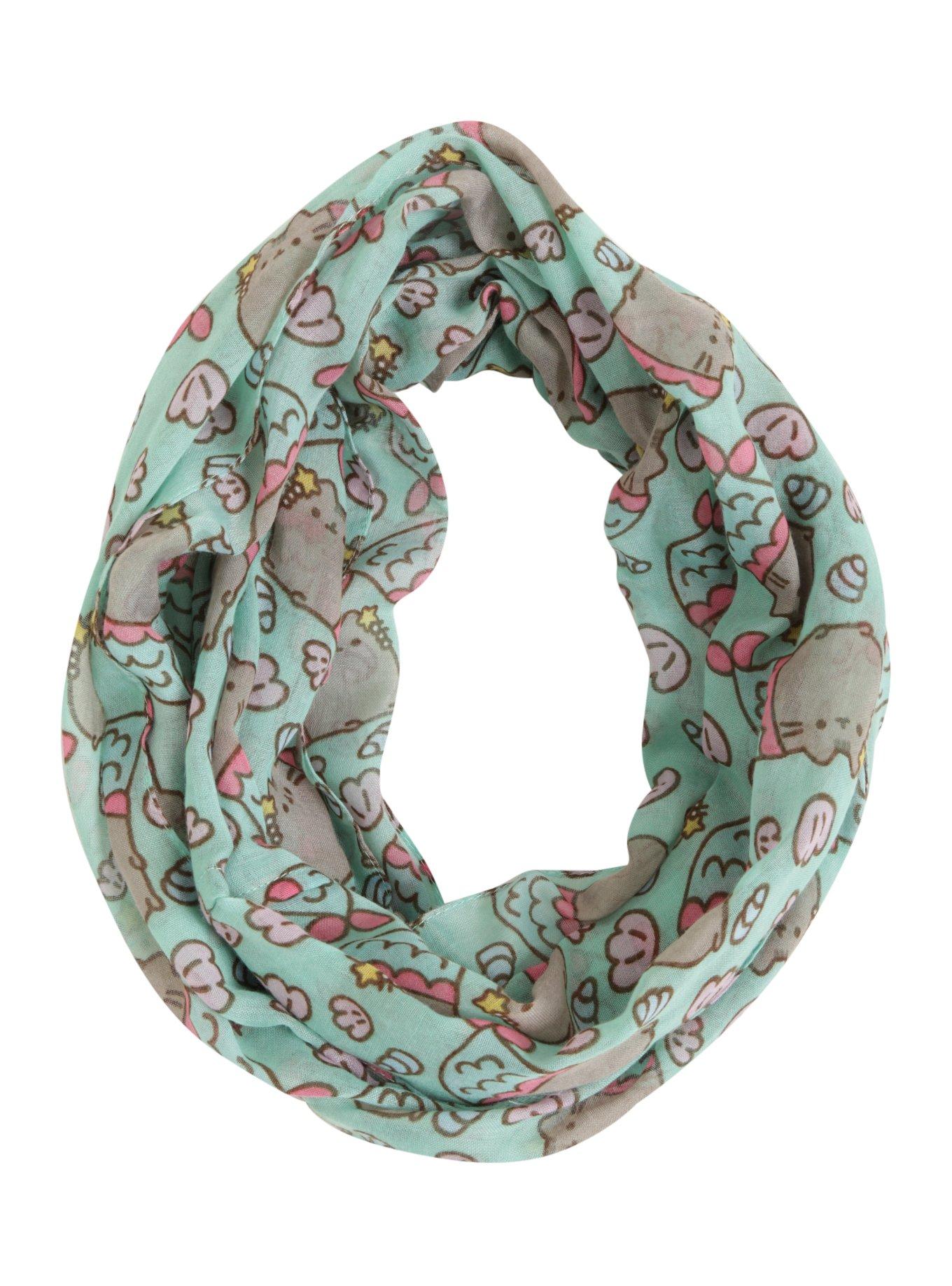 Pusheen Mermaid Infinity Scarf, , alternate - view 2