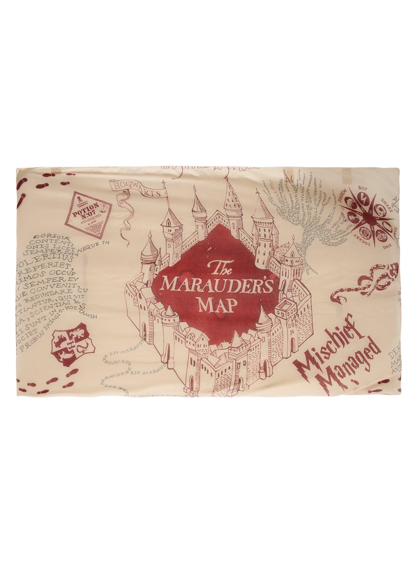 Harry Potter Marauder's Map Oblong Scarf, , alternate