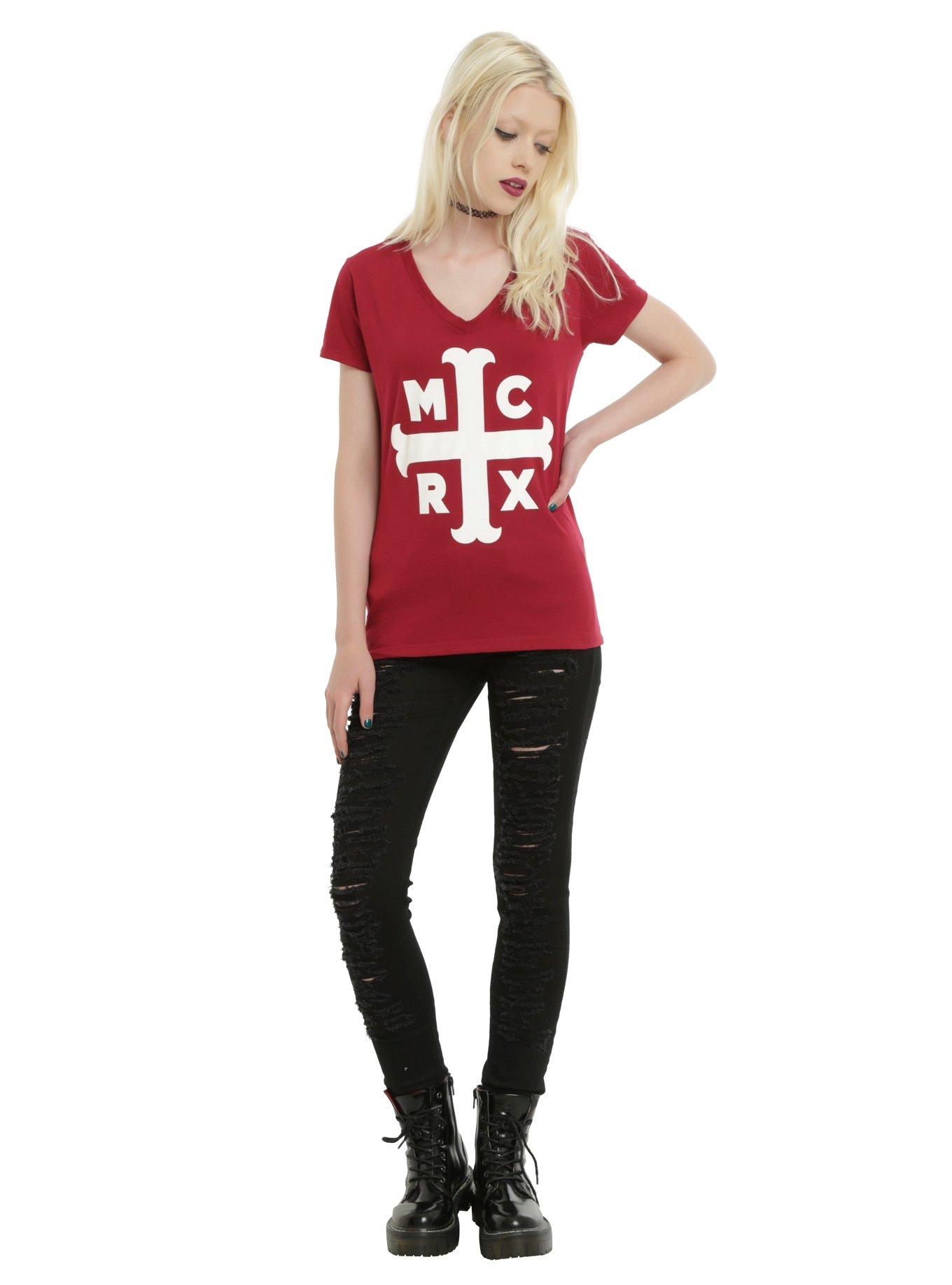 My Chemical Romance Cross Girls T-Shirt, , alternate