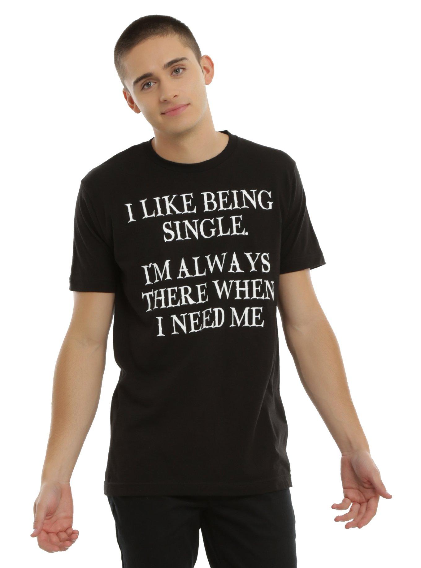 Like Being Single T-Shirt, , alternate