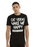 Cat Videos T-Shirt, , alternate