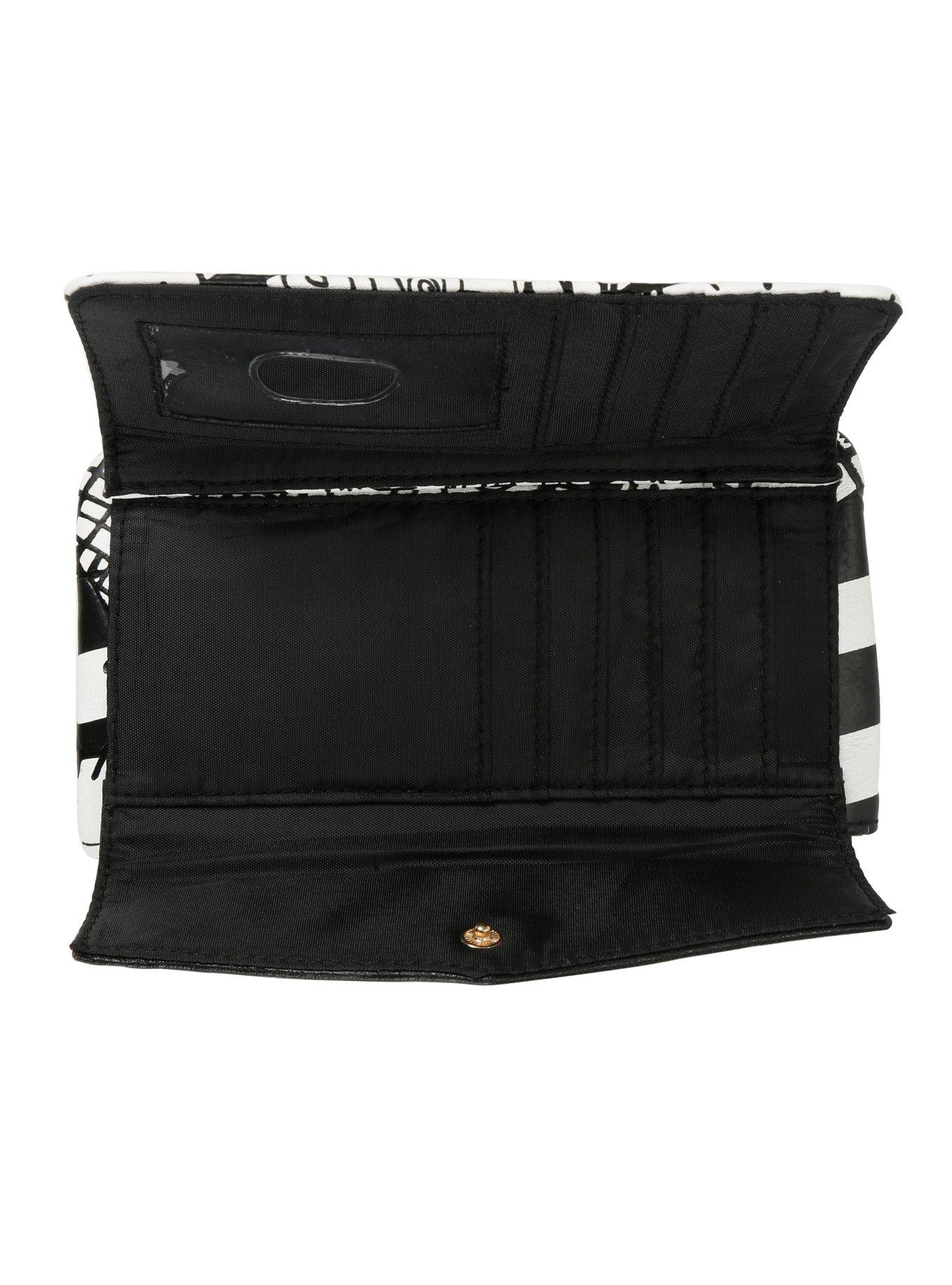 The Nightmare Before Christmas Jack Patchwork Flap Wallet, , alternate