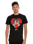 Machine Gun Kelly Heart Skulls T-Shirt, , alternate