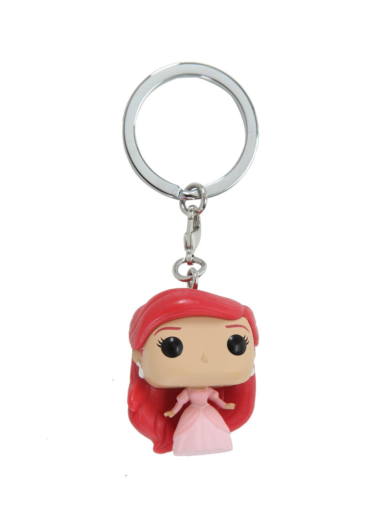 Funko Disney The Little Mermaid Pocket Pop! Ariel (Dress) Key Chain Hot Topic Exclusive, , alternate