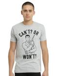 Archer Can't Or Won't T-Shirt, , alternate