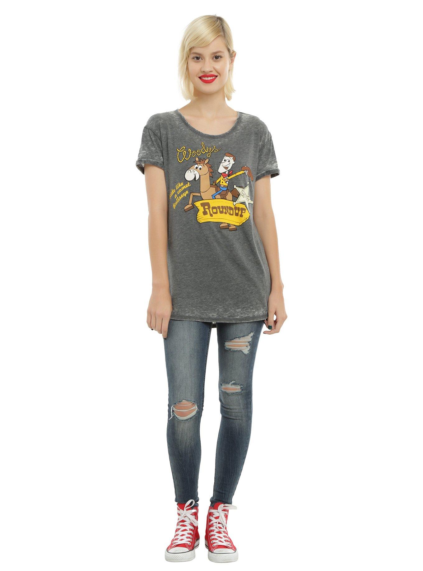 Disney Toy Story Woody's Roundup Girls Burnout T-Shirt , , alternate