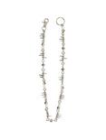 Chrome 24" Spiked Wallet Chain, , alternate