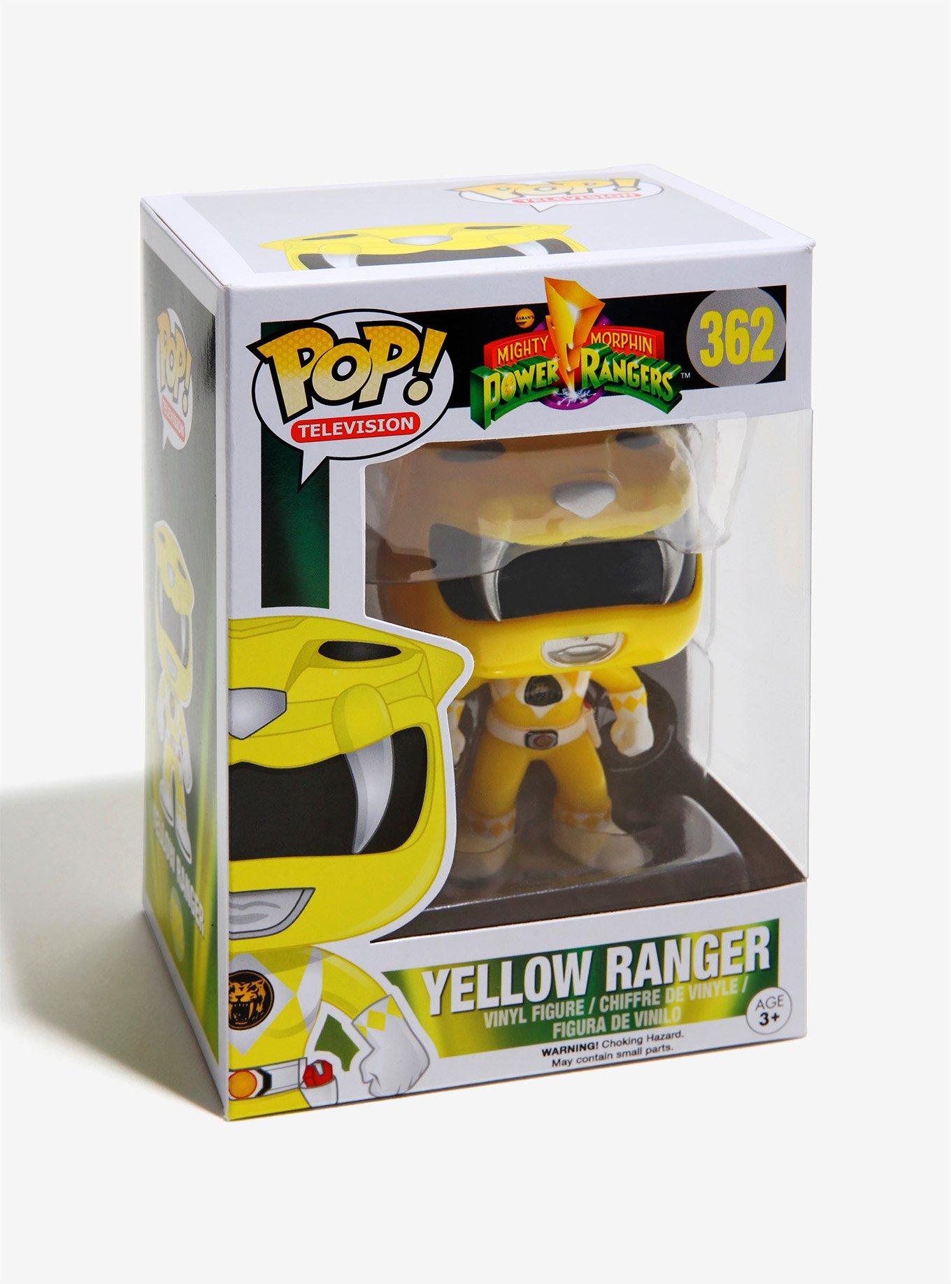 Funko Pop! Mighty Morphin Power Rangers Yellow Ranger Vinyl Figure, , alternate