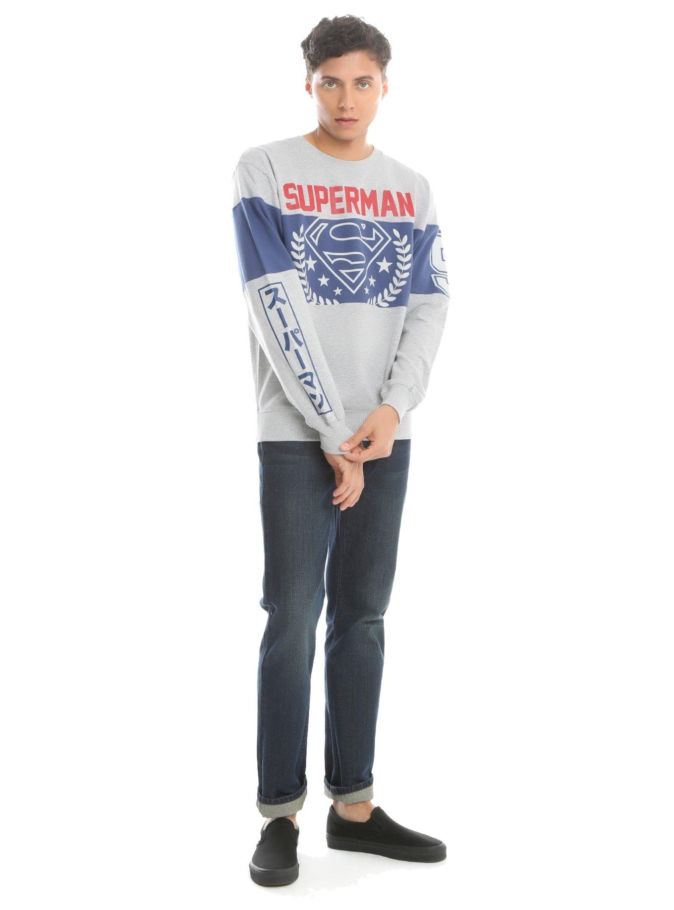 DC Comics Superman Tri-Panel Sweatshirt, , alternate