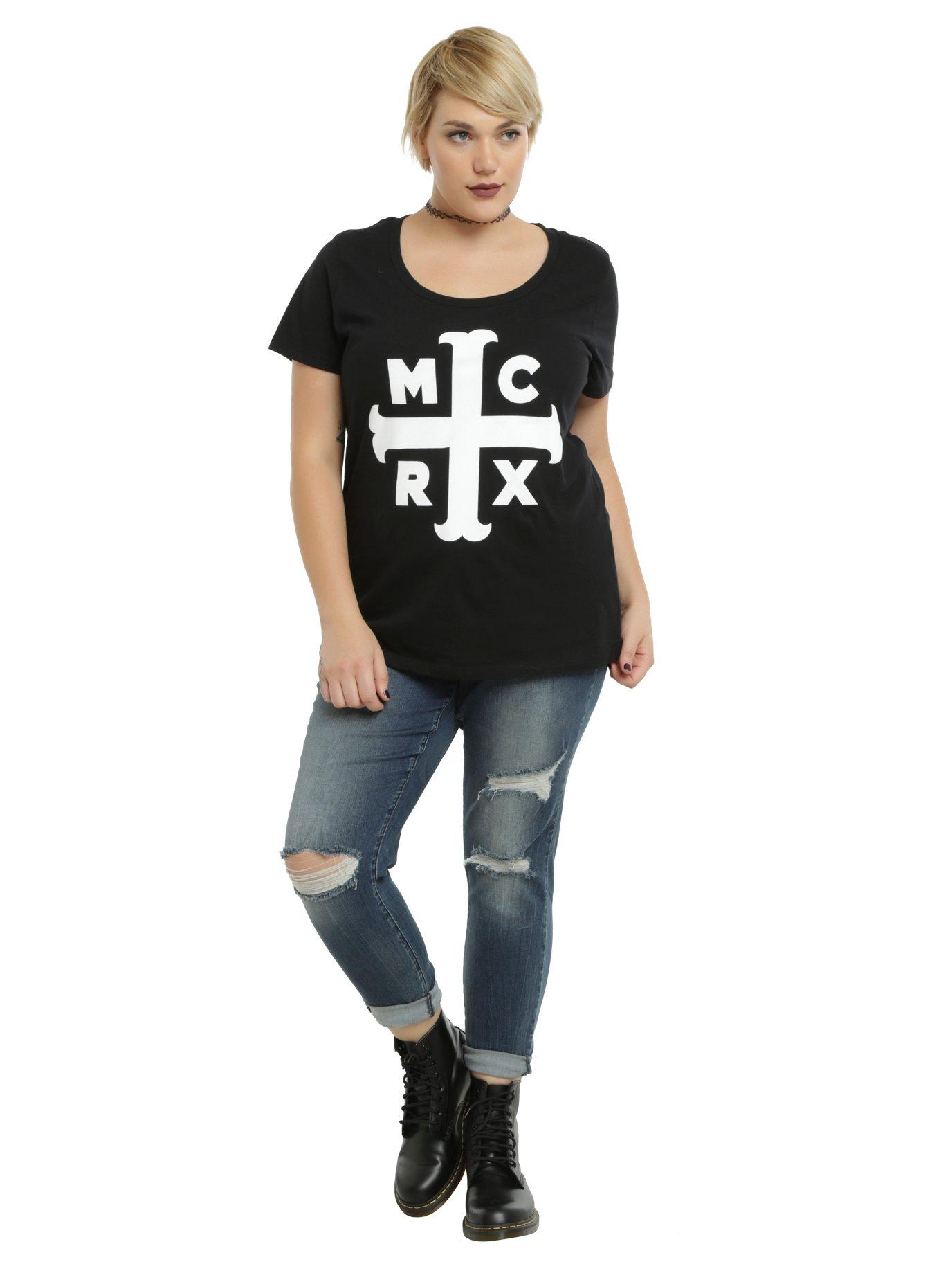 My Chemical Romance Cross Girls T-Shirt Plus Size, , alternate
