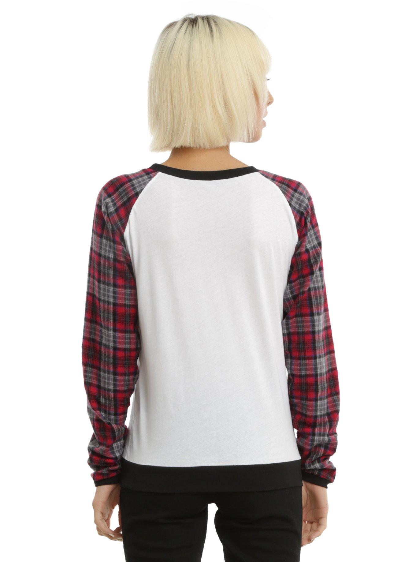 Justin Bieber Plaid Girls Sweatshirt, , alternate