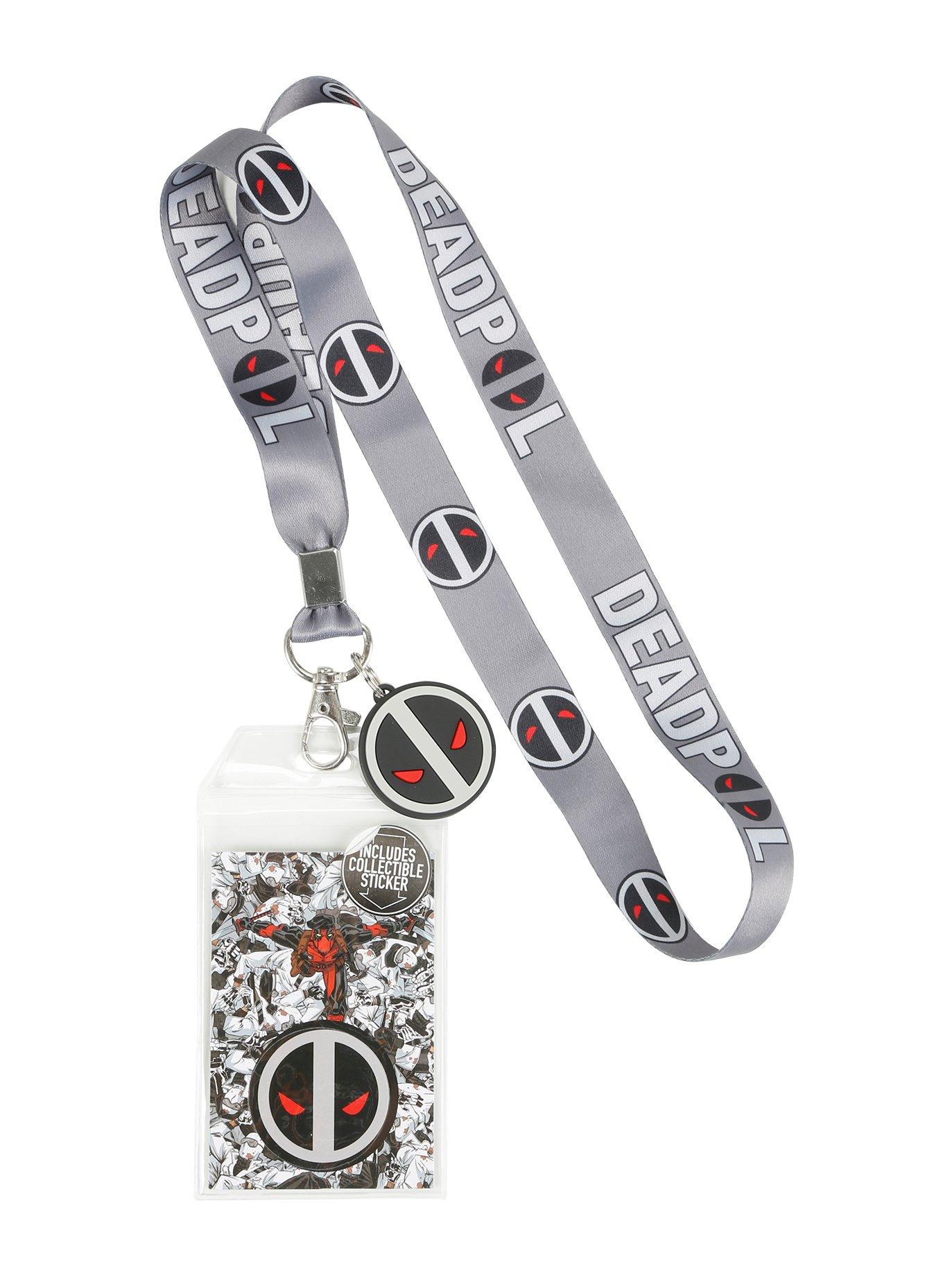 Marvel Deadpool Silver Lanyard, , alternate