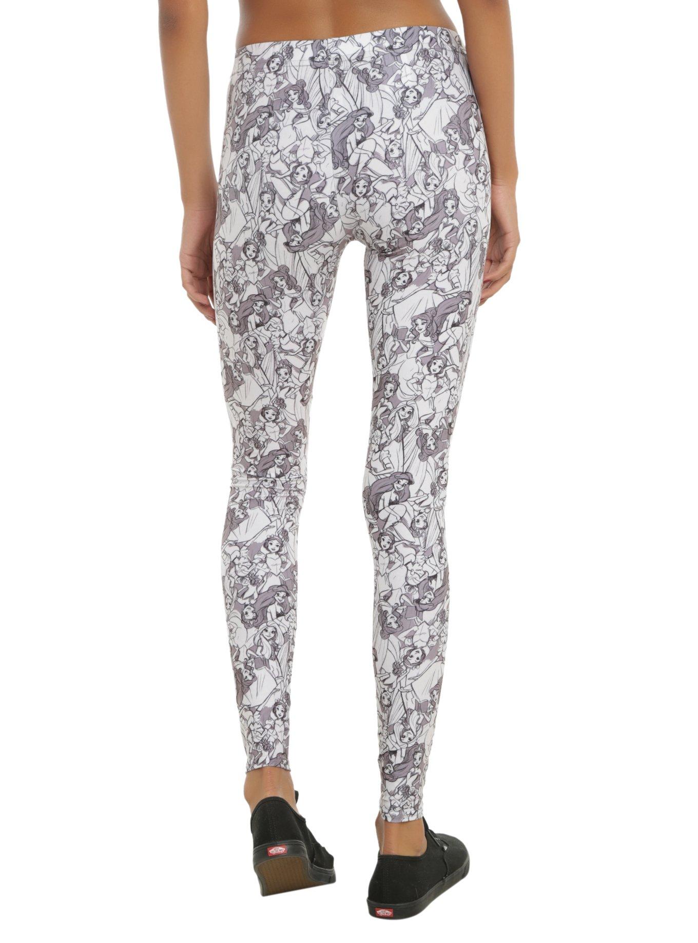 Disney Princess Sketch Leggings, , alternate
