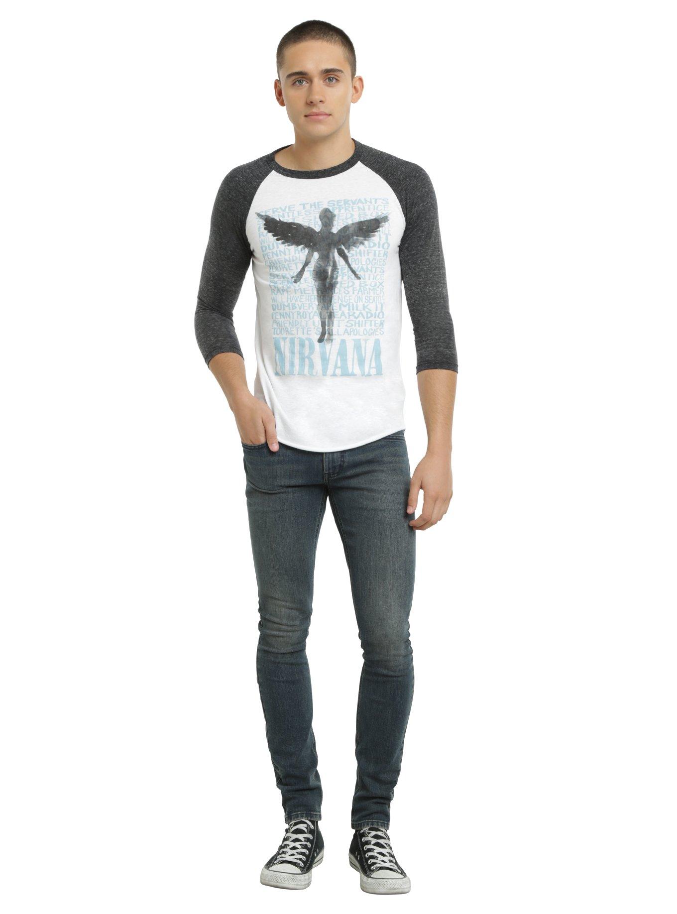 Nirvana In Utero Angel Raglan, , alternate