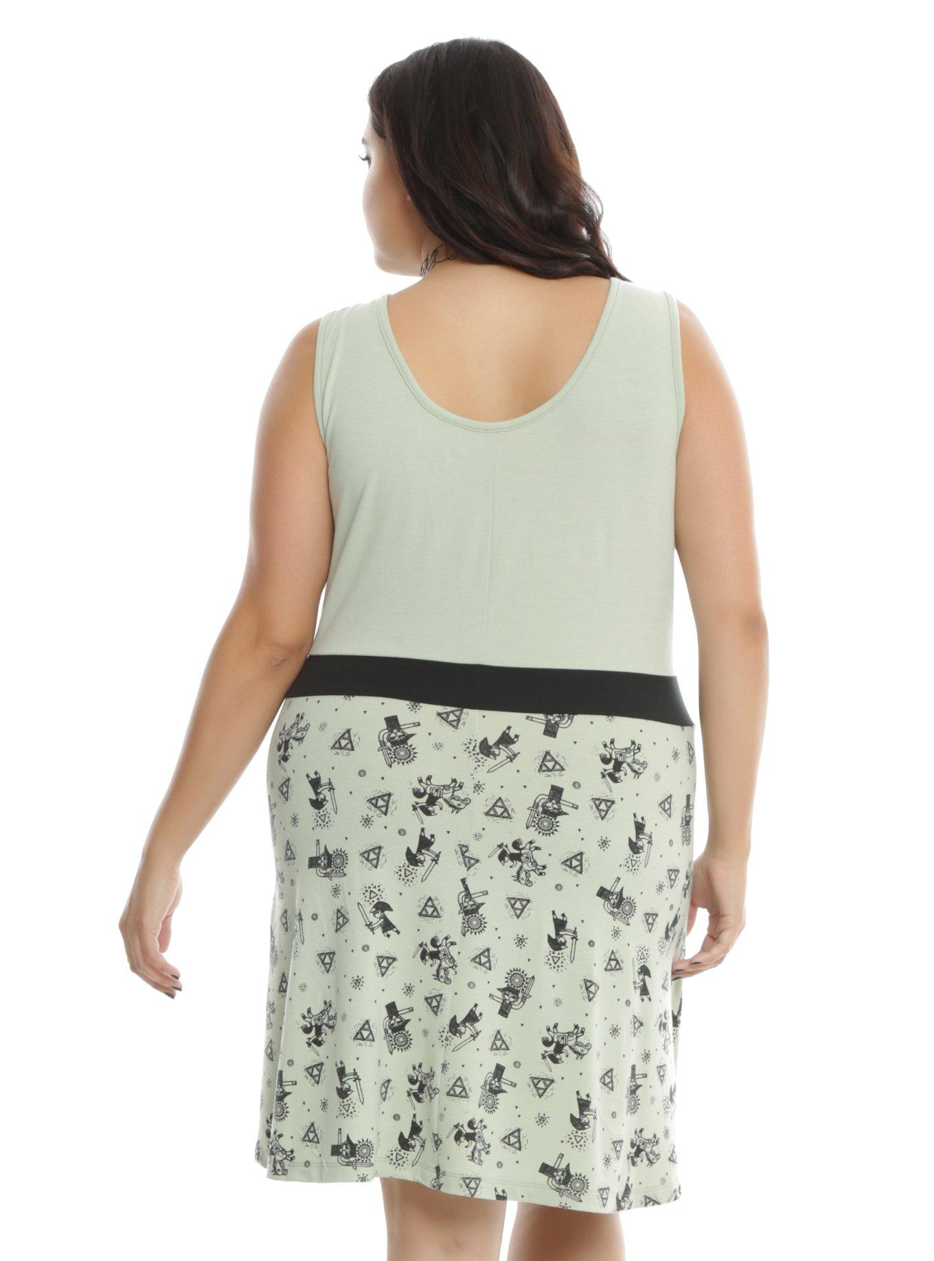 The Legend Of Zelda Stamp Skater Dress, , alternate