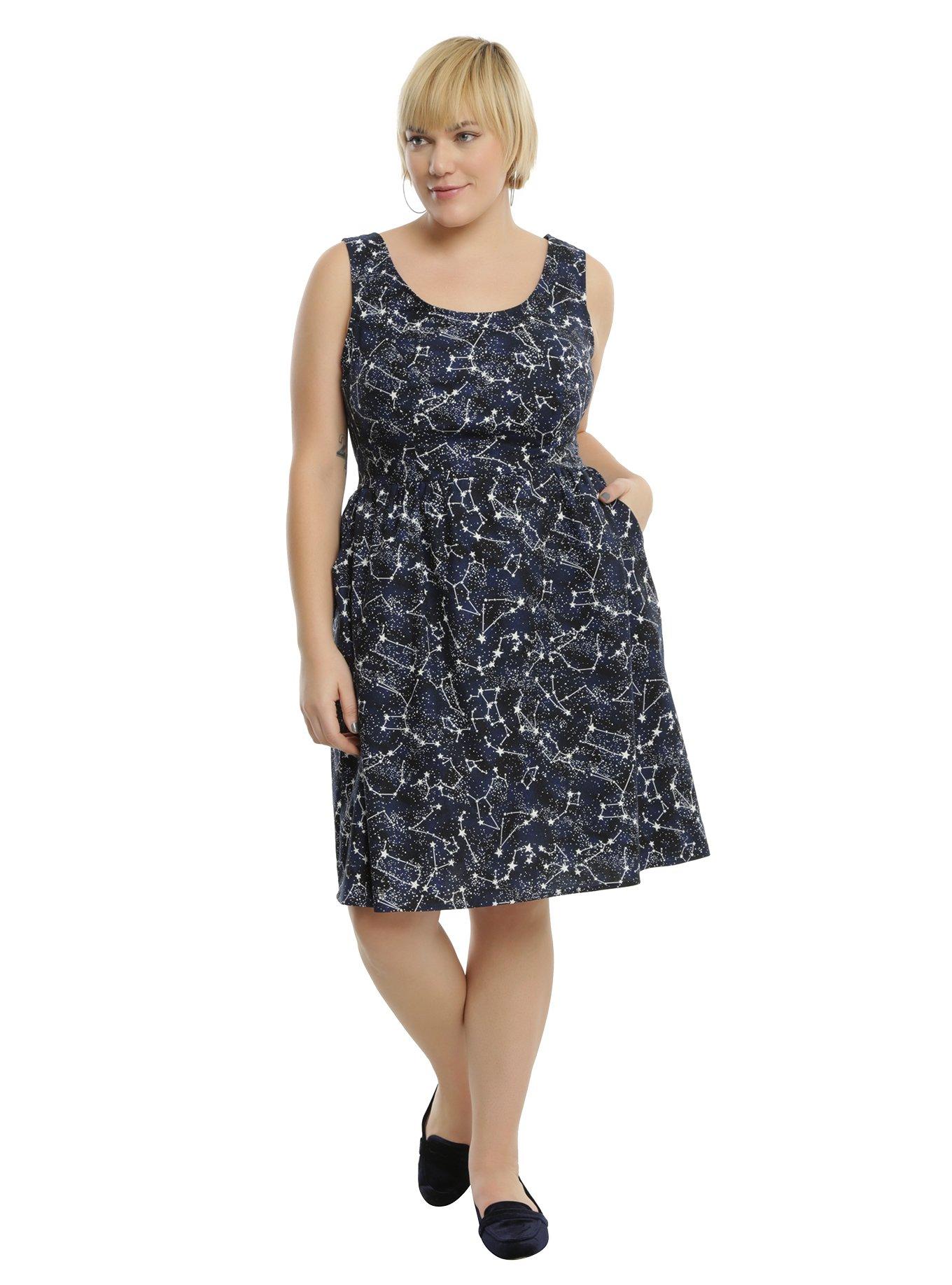 Celestial Glow-In-the-Dark Dress Plus Size, , alternate