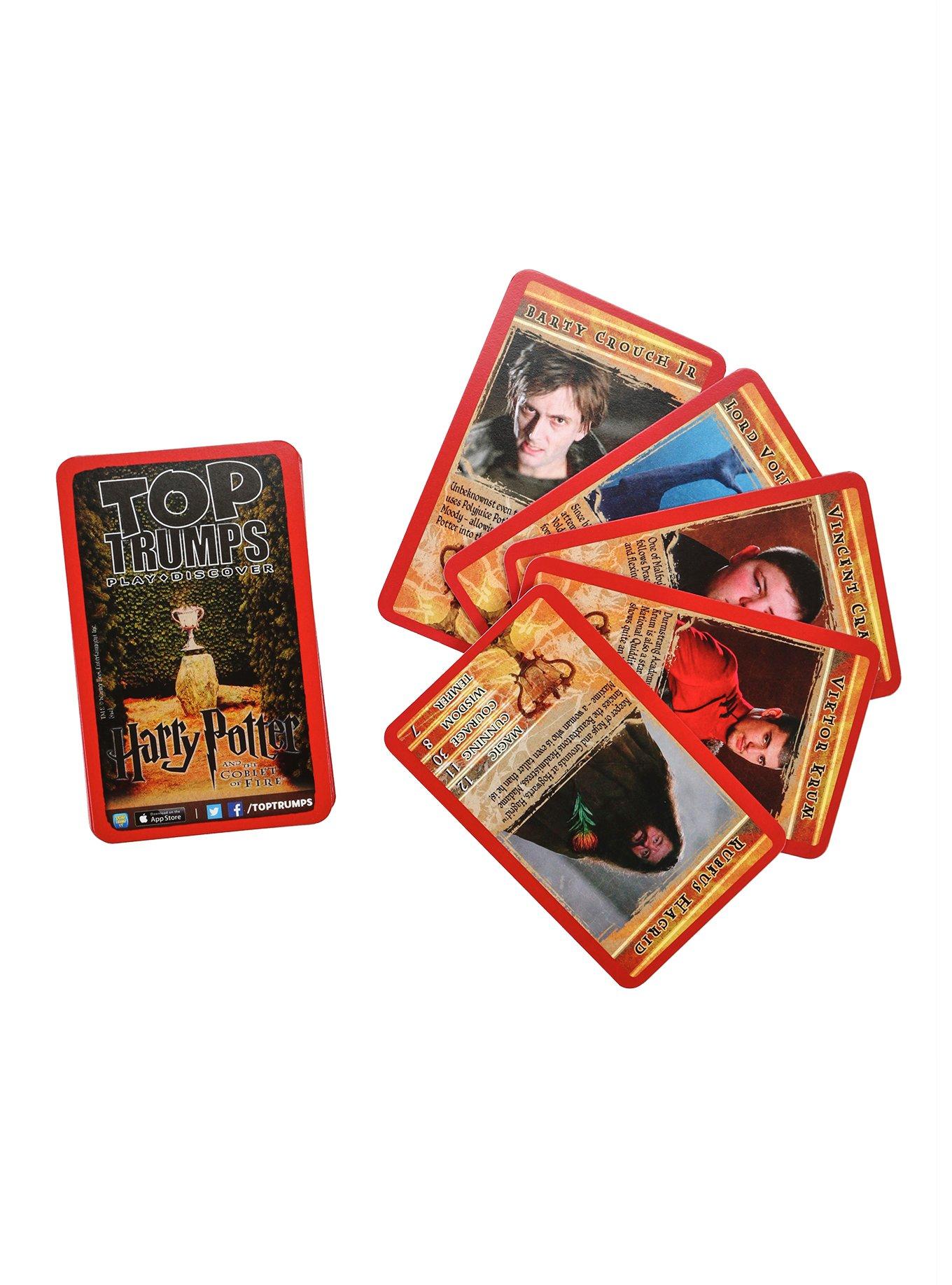 Harry Potter And The Goblet Of Fire Tops Trumps Game, , alternate