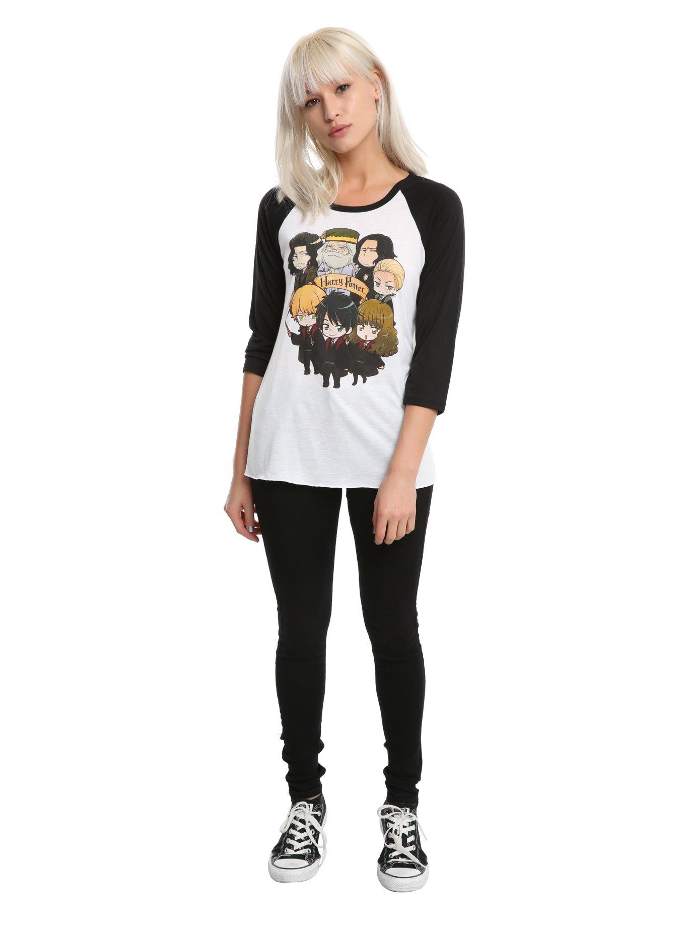 Harry Potter Chibi Characters Girls Raglan, , alternate