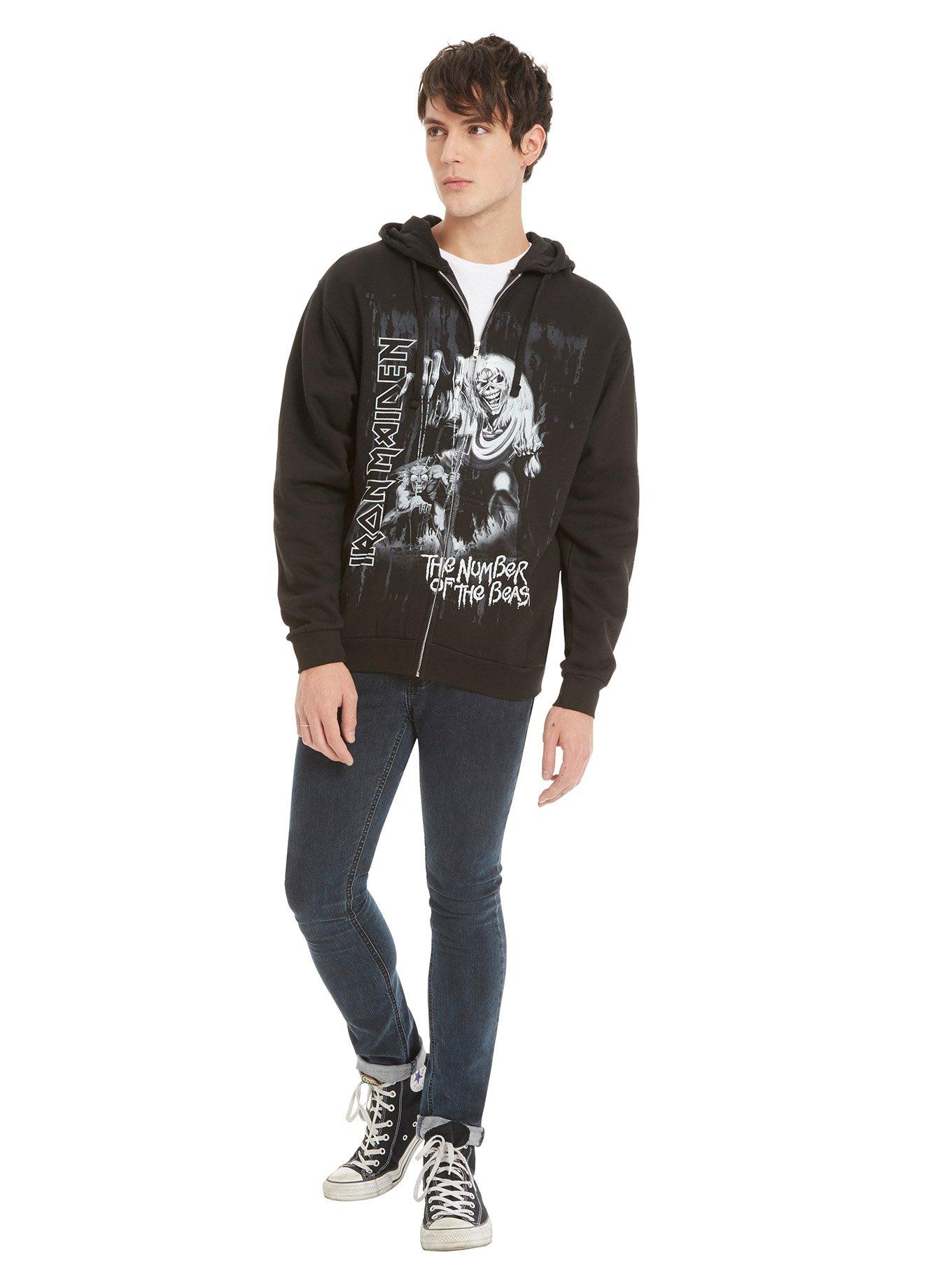 Iron Maiden Number Of The Beast Hoodie, , alternate