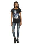 Zayn Galaxy Photo Girls T-shirt, BLACK, alternate
