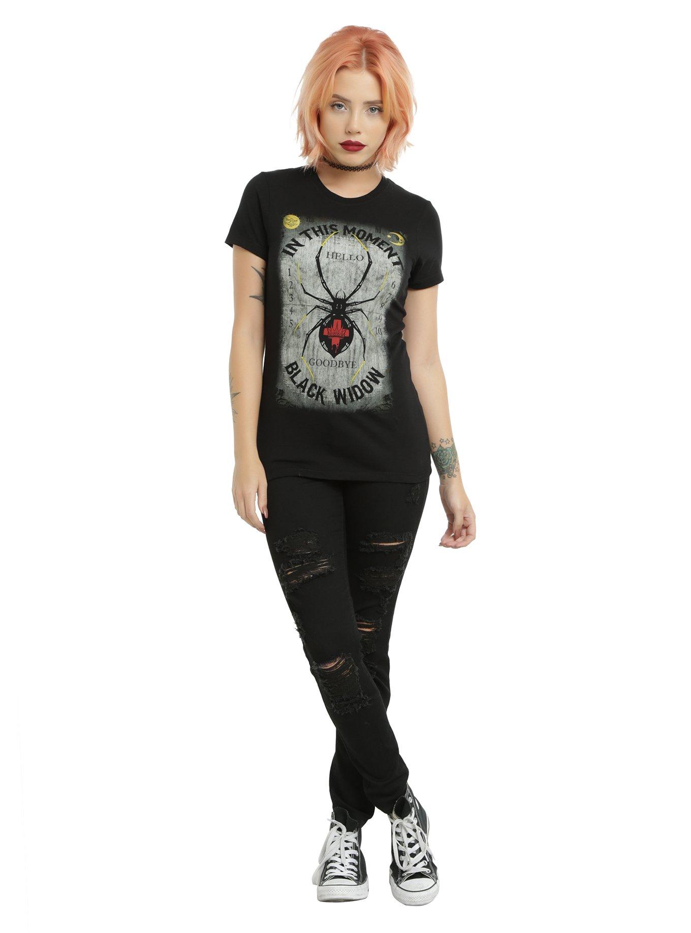 In This Moment Black Widow Spirit Board Girls T-Shirt, , alternate