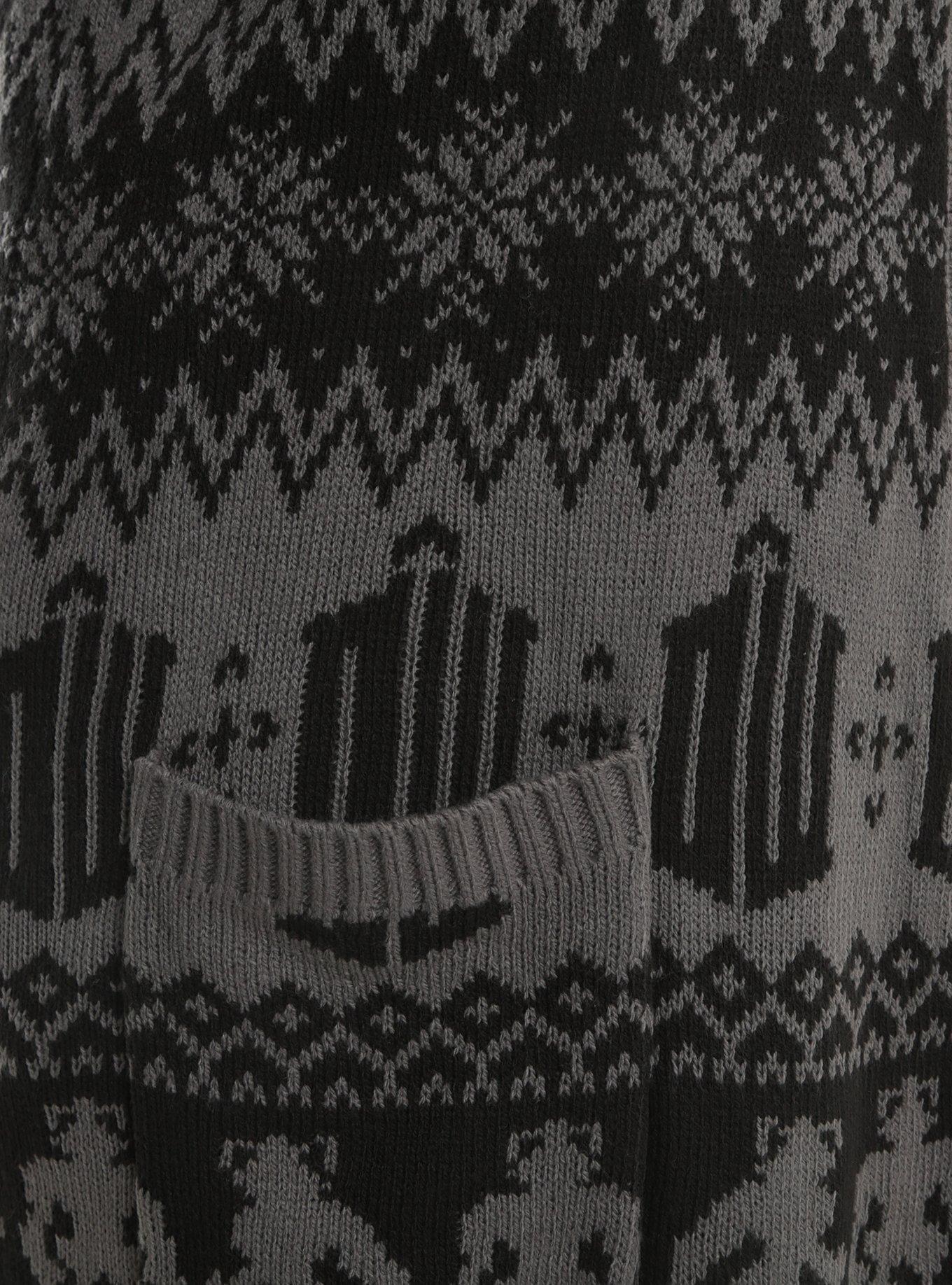 Doctor Who Black & Grey Girls Flyaway Cardigan Plus Size, , alternate