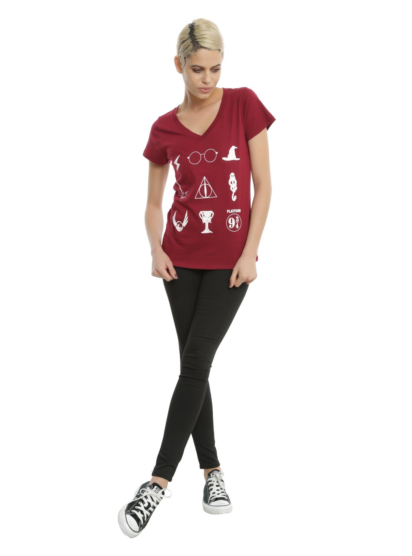 Harry Potter Symbols Girls Tee, , alternate