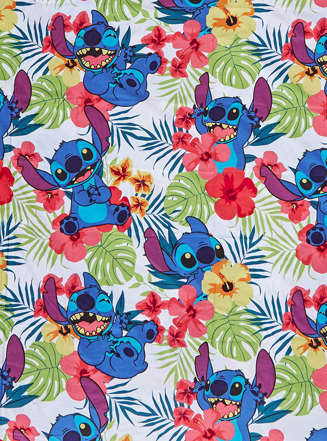 Disney Lilo & Stitch Hibiscus Full Sheet Set, , alternate