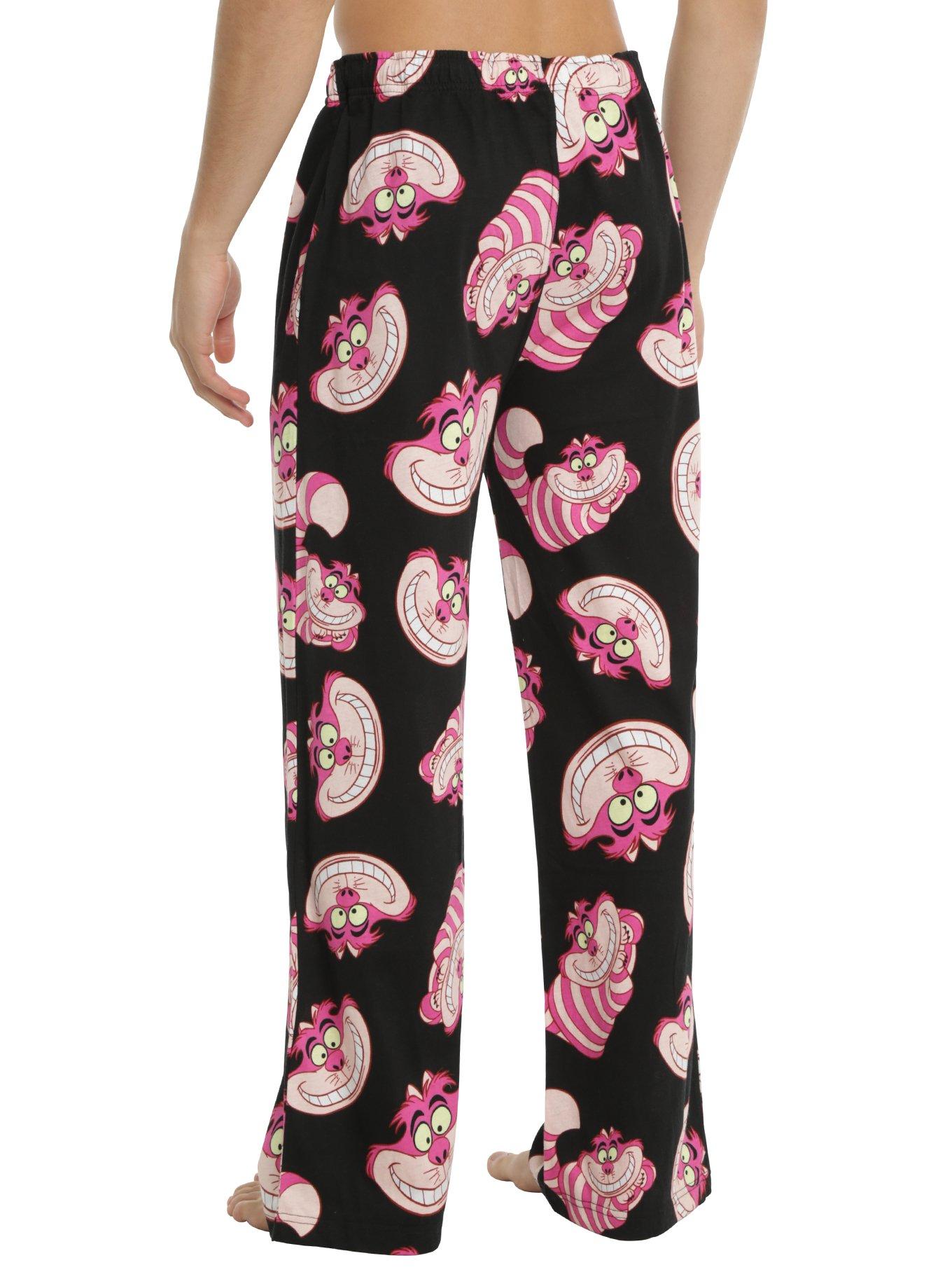 Disney Alice In Wonderland Cheshire Cat Guys Pajama Pants, , alternate