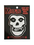 Misfits Fiend Skull Metal Sticker, , alternate