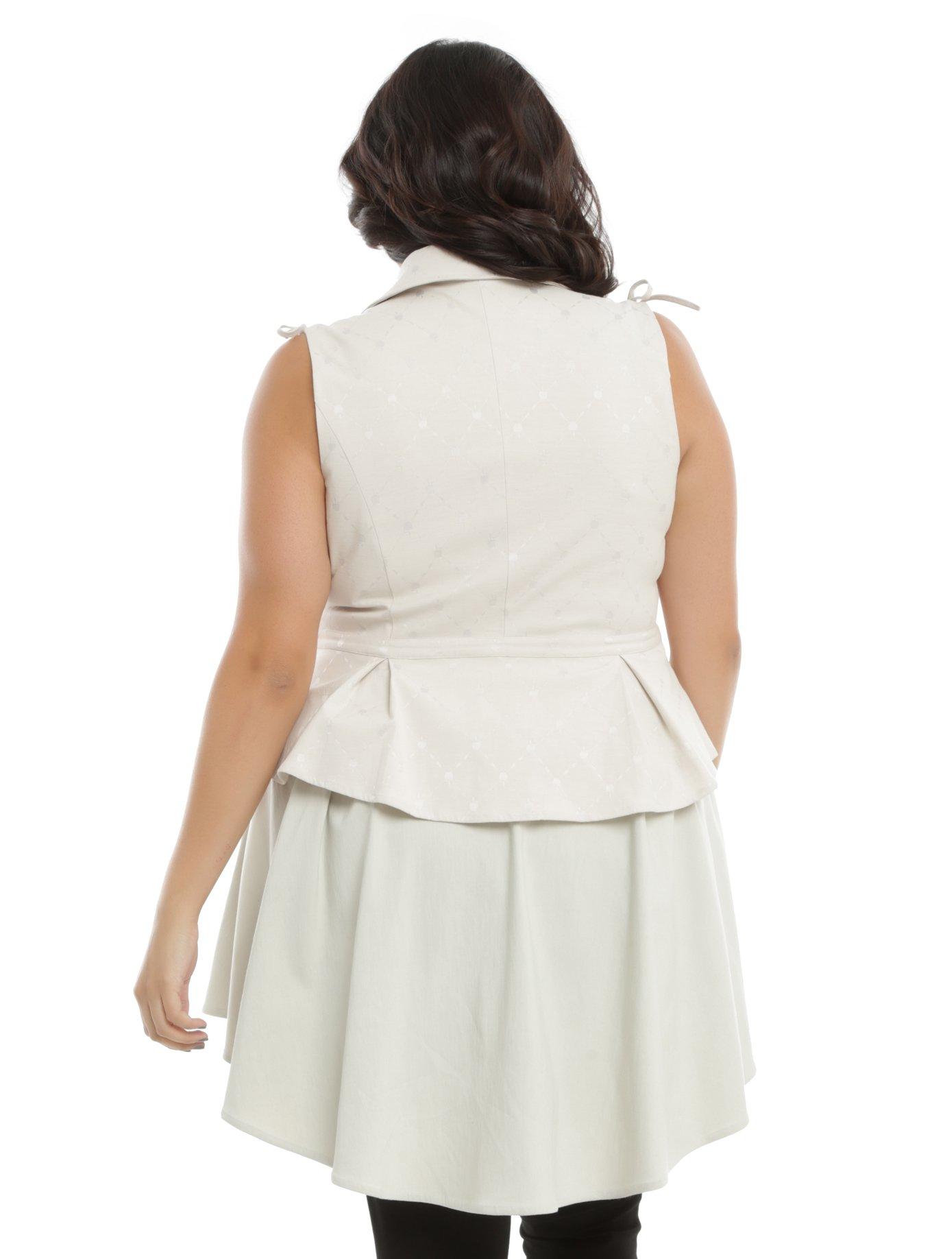 Once Upon A Time Snow White Vest Plus Size, , alternate