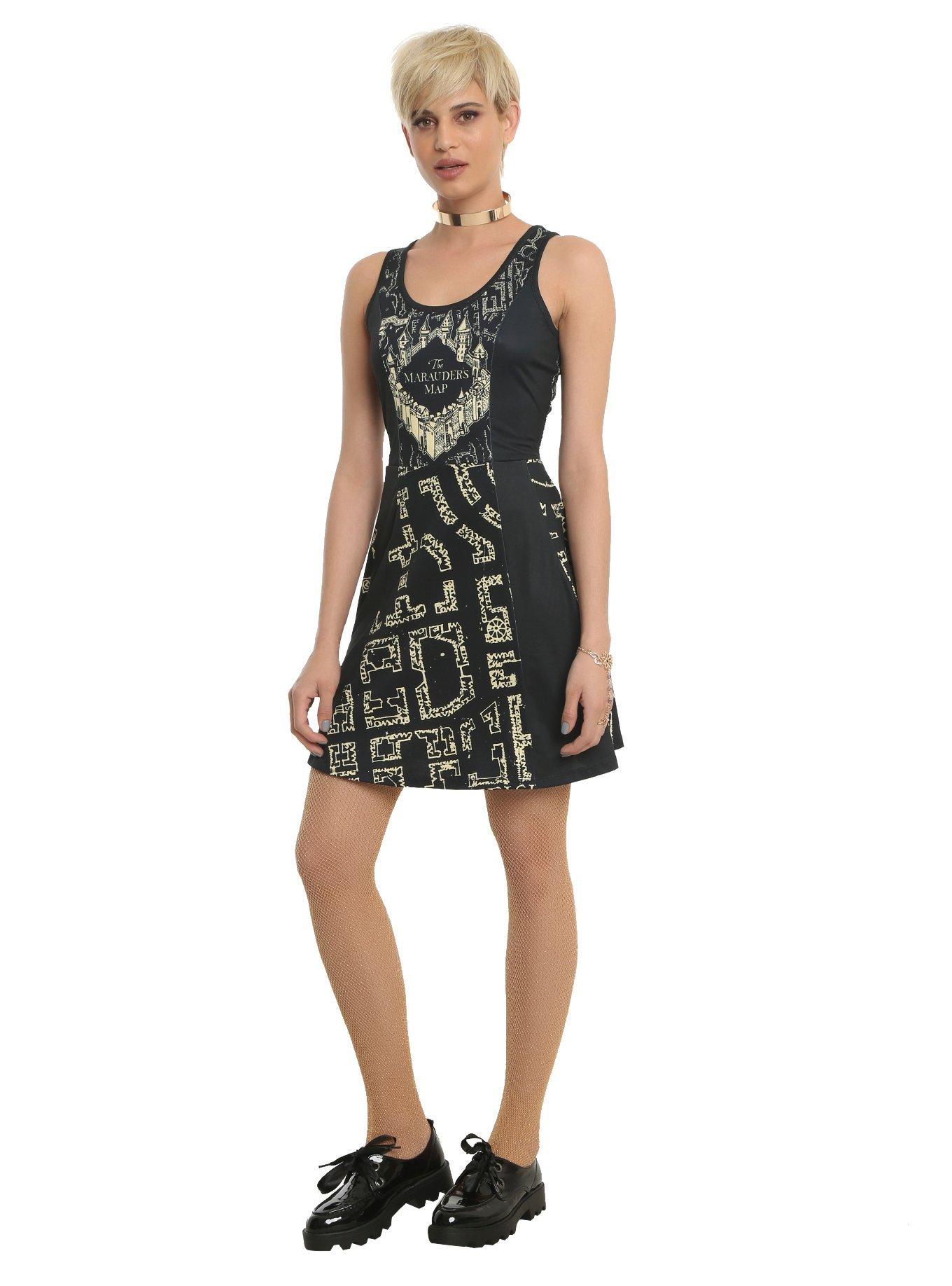 Harry Potter Marauder's Map Dress, , alternate