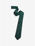 Harry Potter Slytherin Green Plaid Silk Tie, , alternate