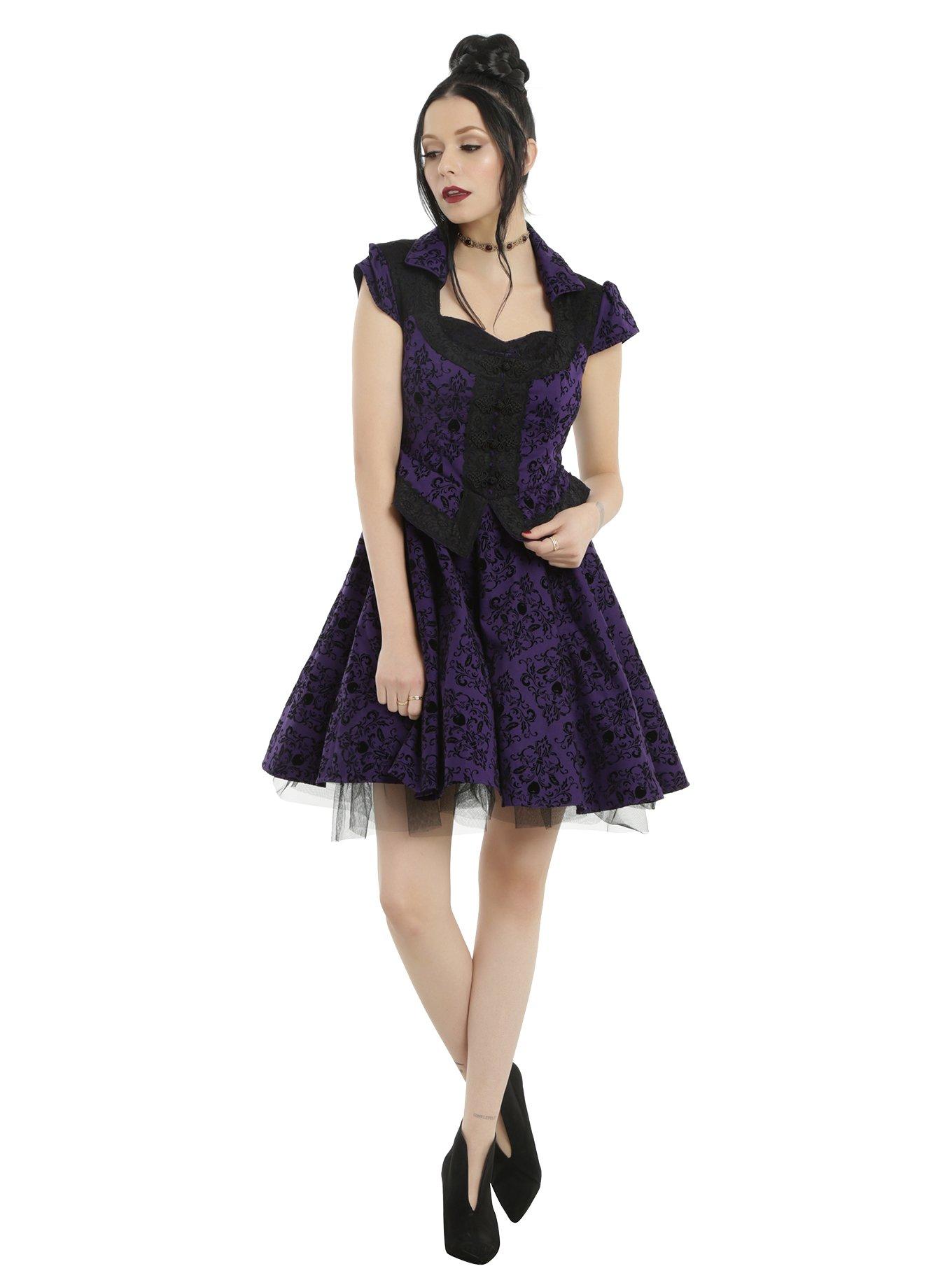 Once Upon A Time Regina Purple Dress, , alternate