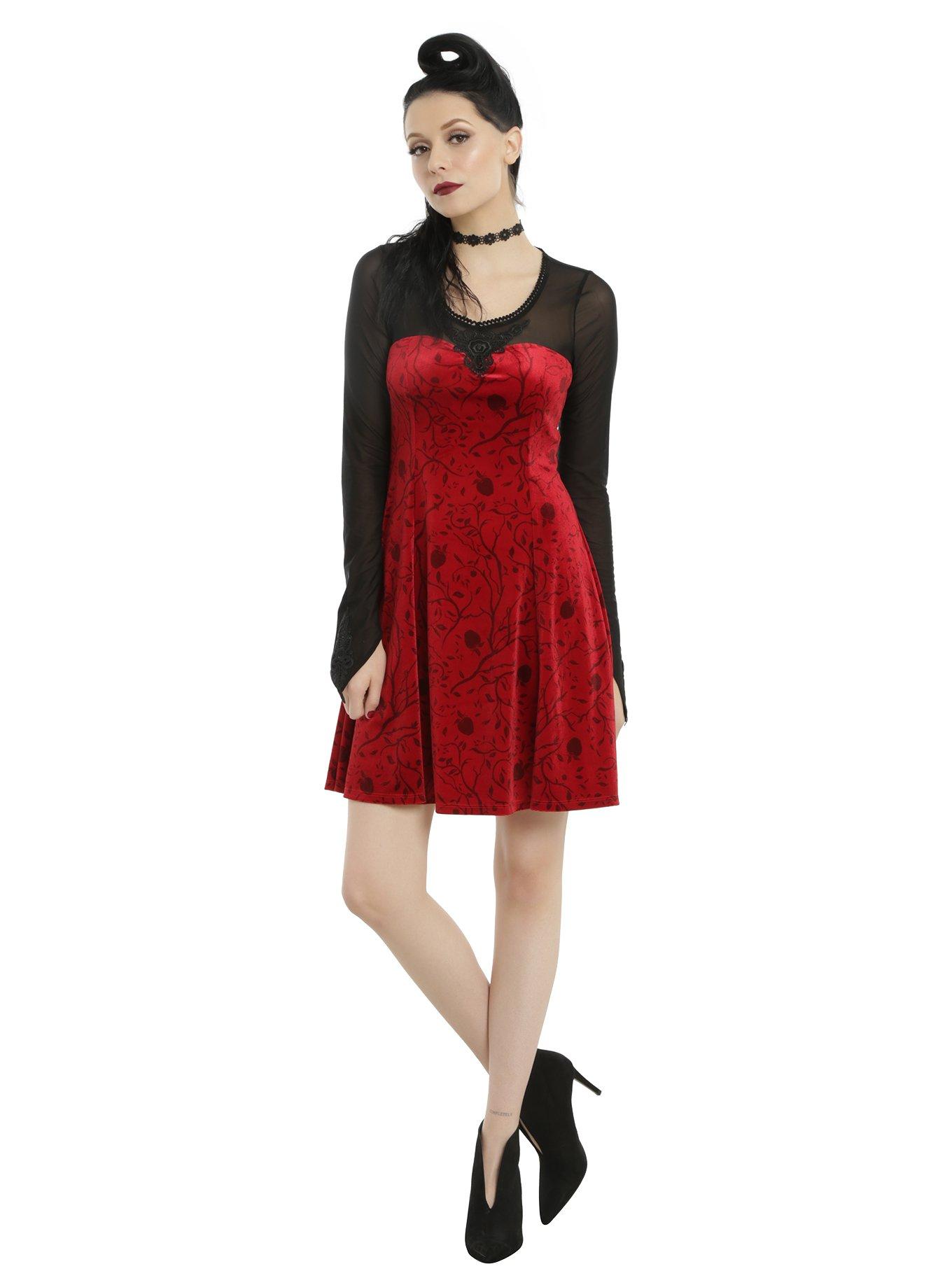 Once Upon A Time Regina Red Dress, , alternate