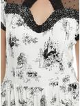 Disney Princess White & Black Toile Print Dress, WHITE, alternate