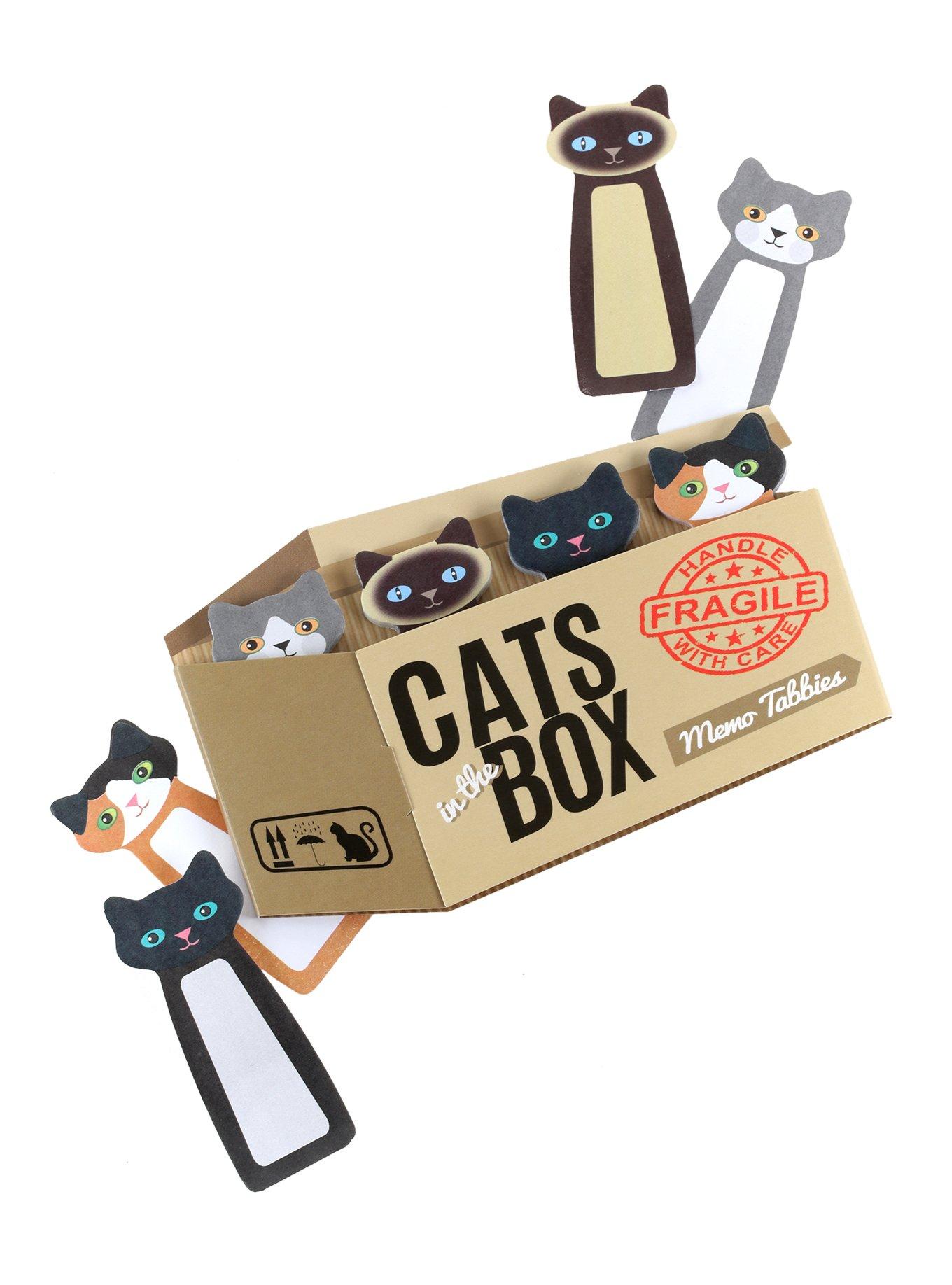 Cats In The Box Memo Tabbies, , alternate