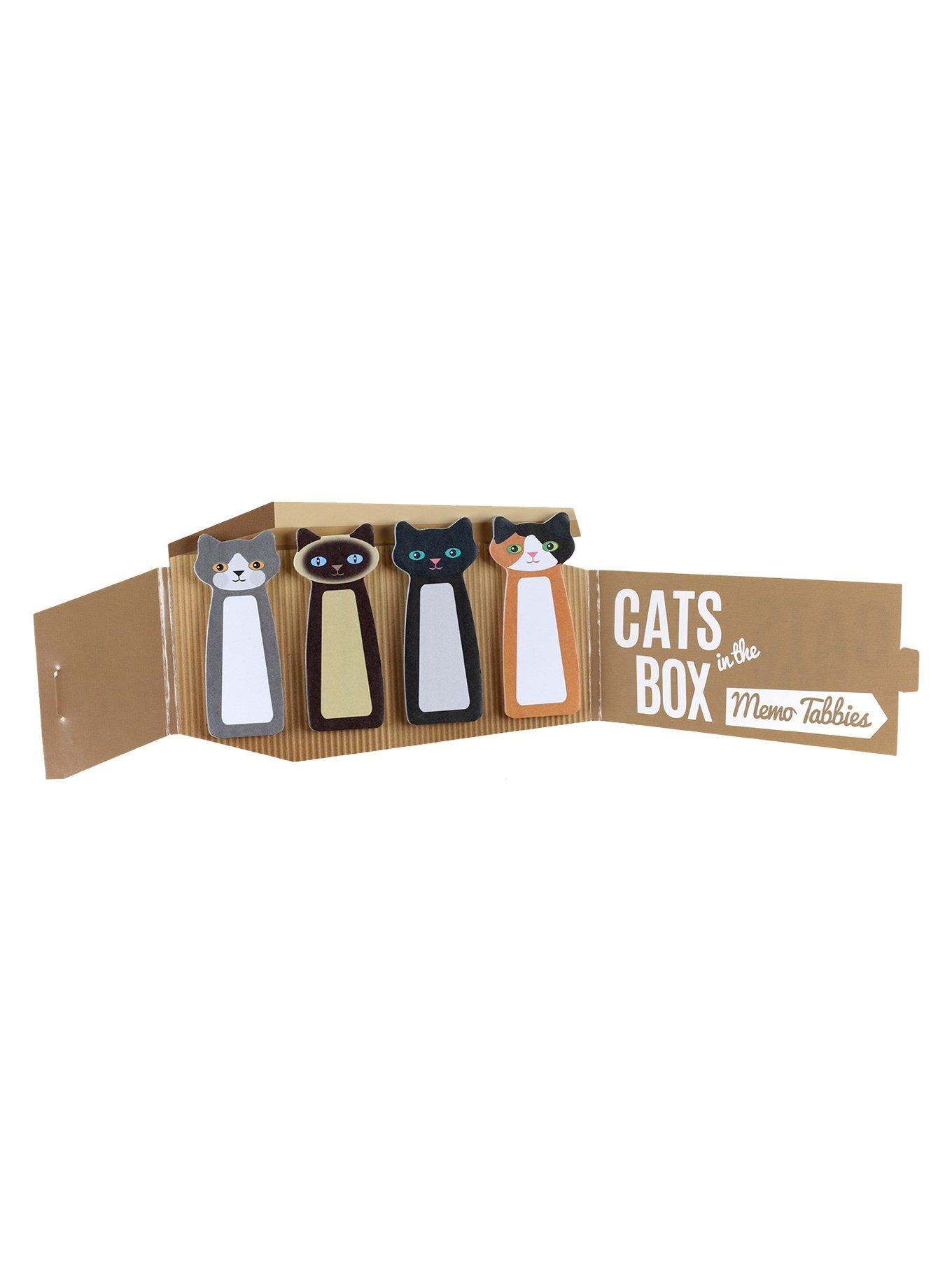 Cats In The Box Memo Tabbies, , alternate