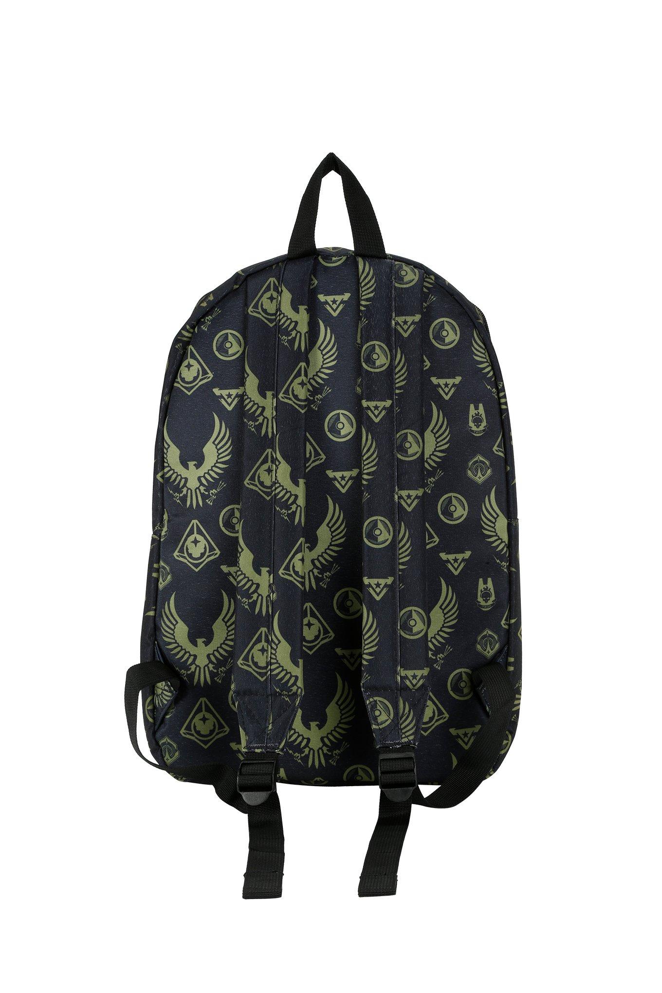 Halo Icons Print Backpack, , alternate