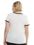 Skelanimals Bonita Unicorn Girls Ringer T-Shirt Plus Size, , alternate
