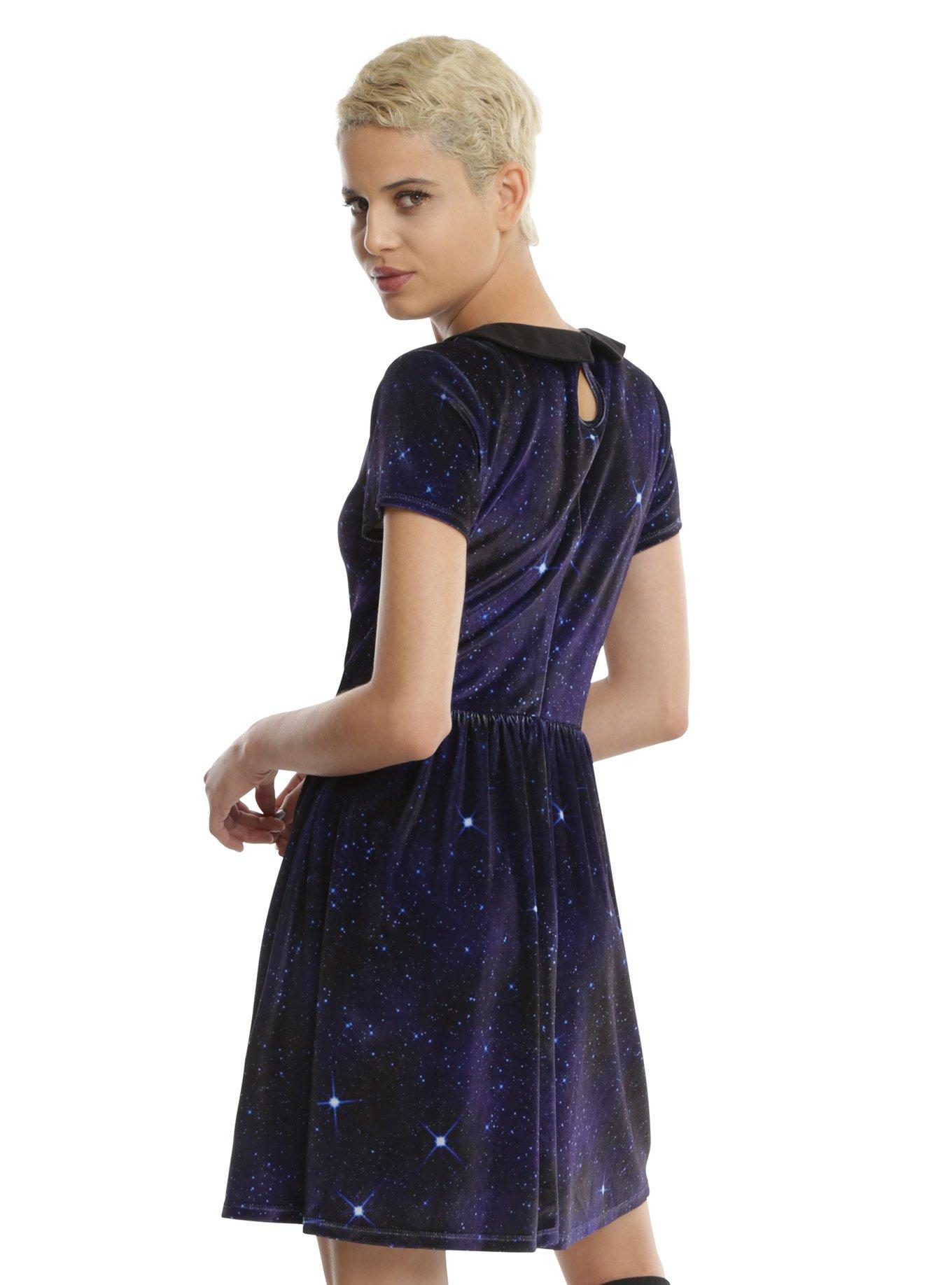 Doctor Who Galaxy TARDIS Velvet Dress, , alternate