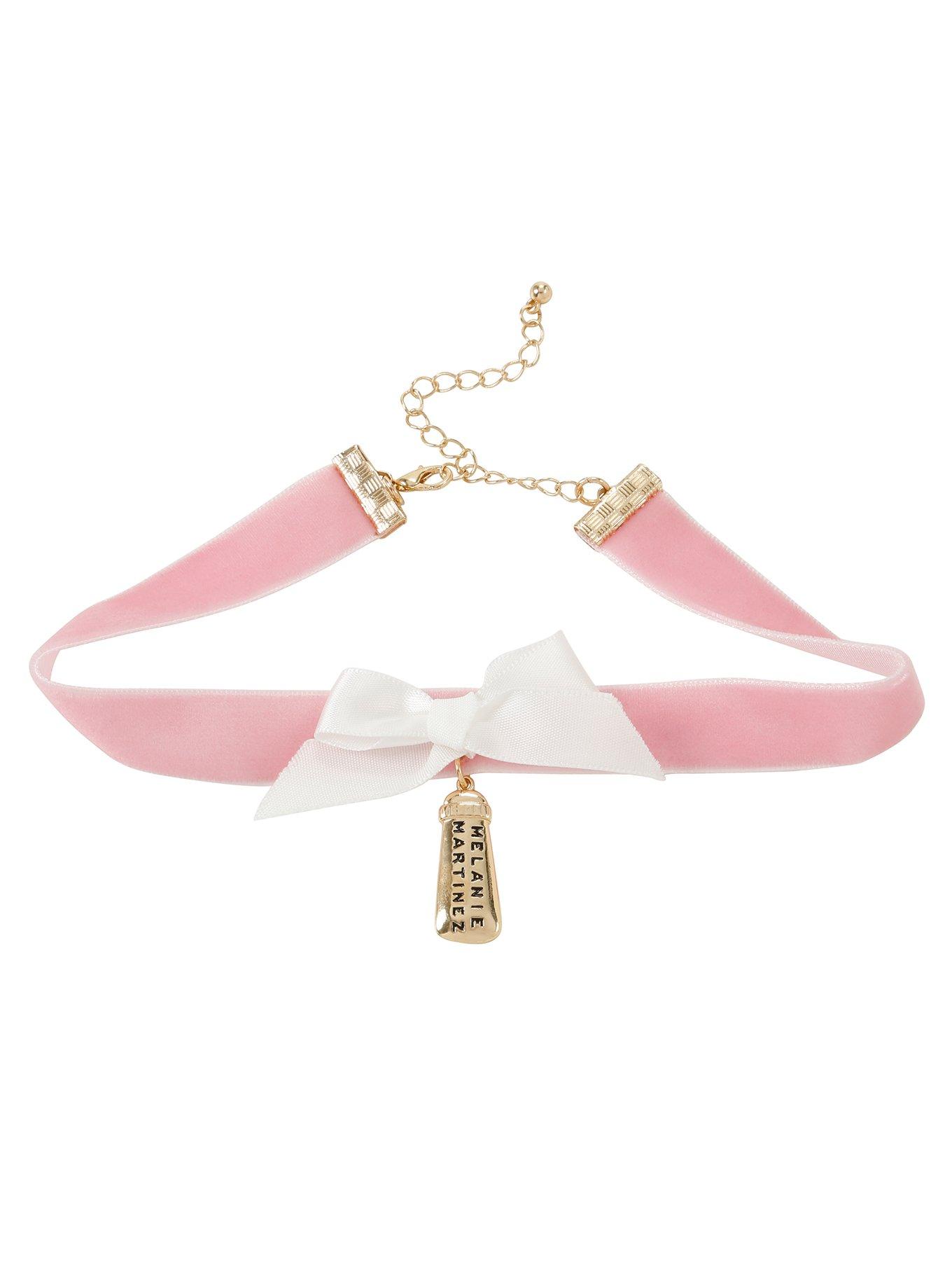 Melanie Martinez Bottle Charm Velvet Choker, , alternate