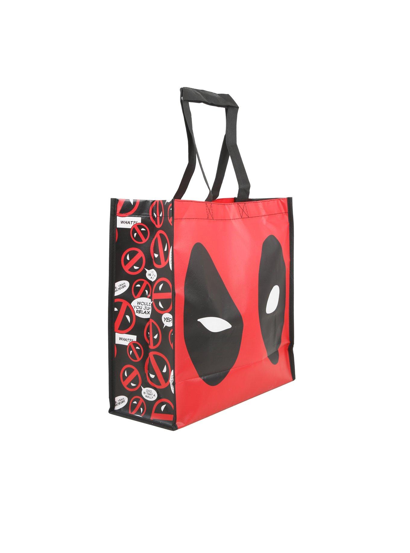Marvel Deadpool Mask Reusable Tote, , alternate - view 2