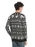 XXX RUDE Skull Fair Isle Knit Sweater, , alternate